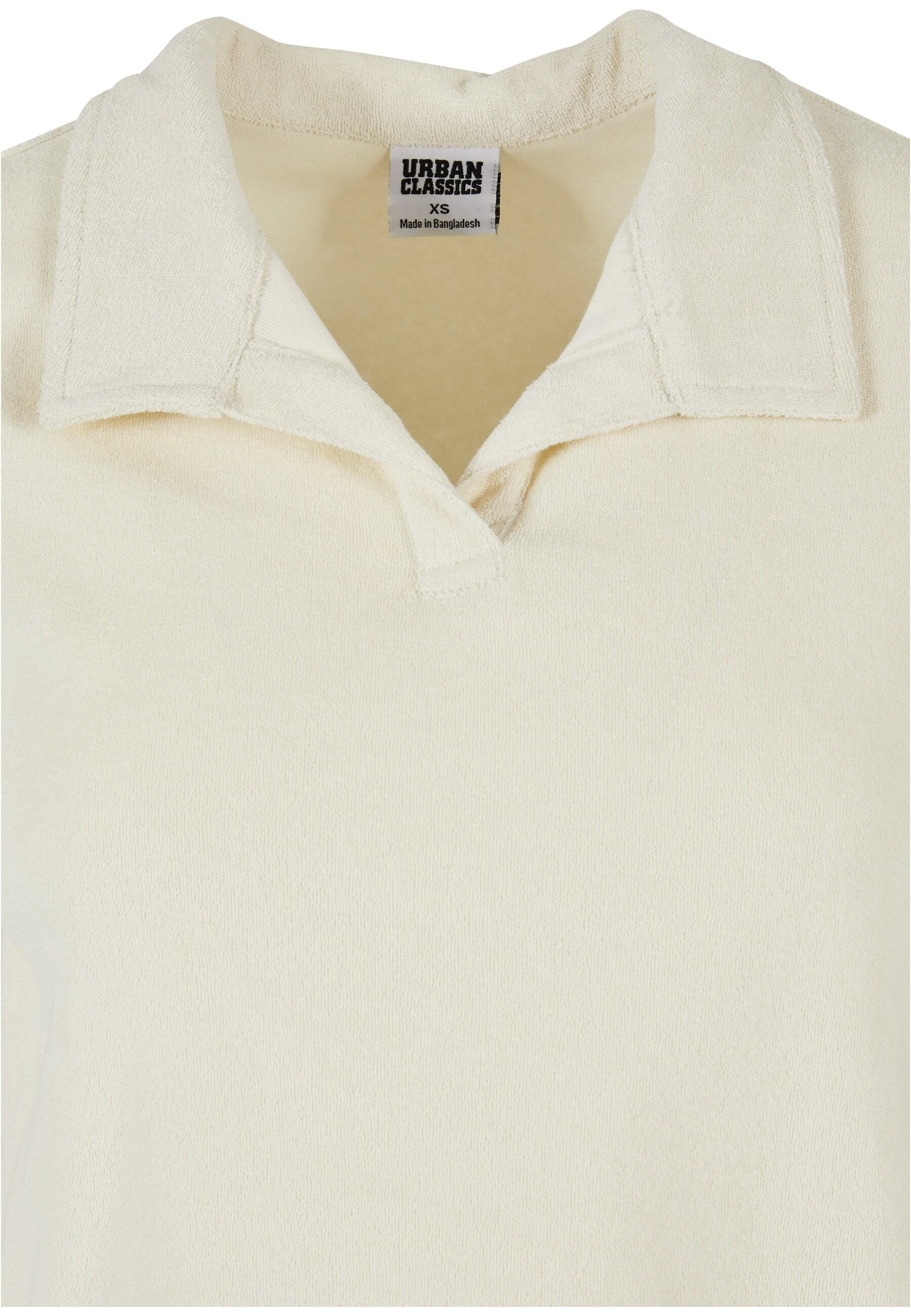 URBAN CLASSICS Kurzarmshirt »Urban Classics Damen Ladies Towel Polo Tee«, (1 tlg.)