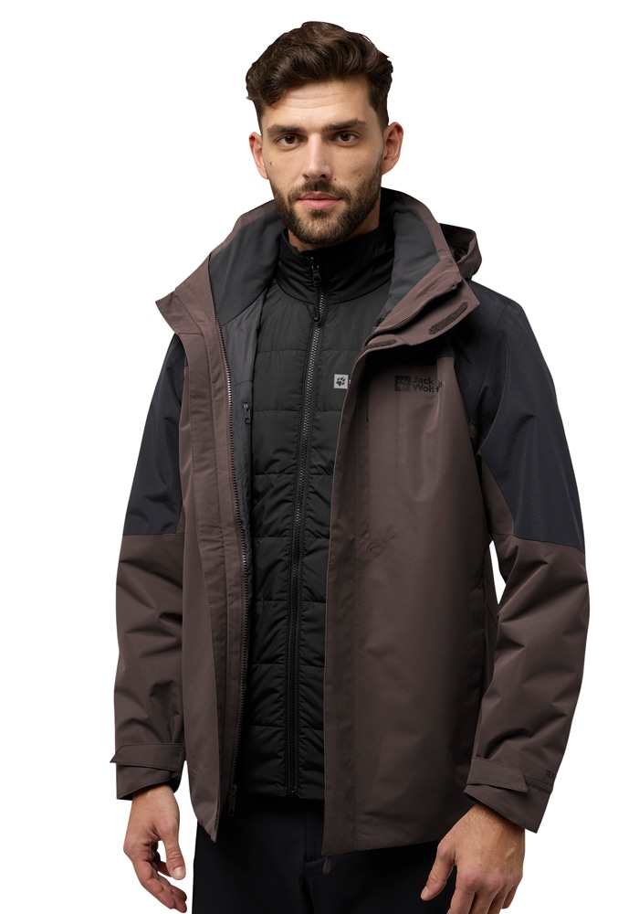Jack Wolfskin 3-in-1-Funktionsjacke "ROMBERG 3IN1 JKT M", mit Kapuze günstig online kaufen