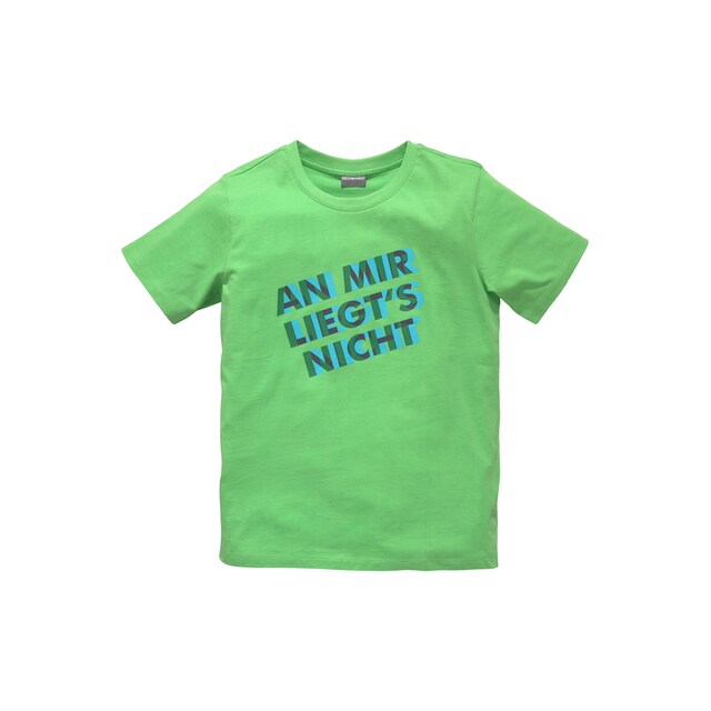 KIDSWORLD T-Shirt »AN MIR LIEGT´S NICHT«, Spruch online kaufen | BAUR