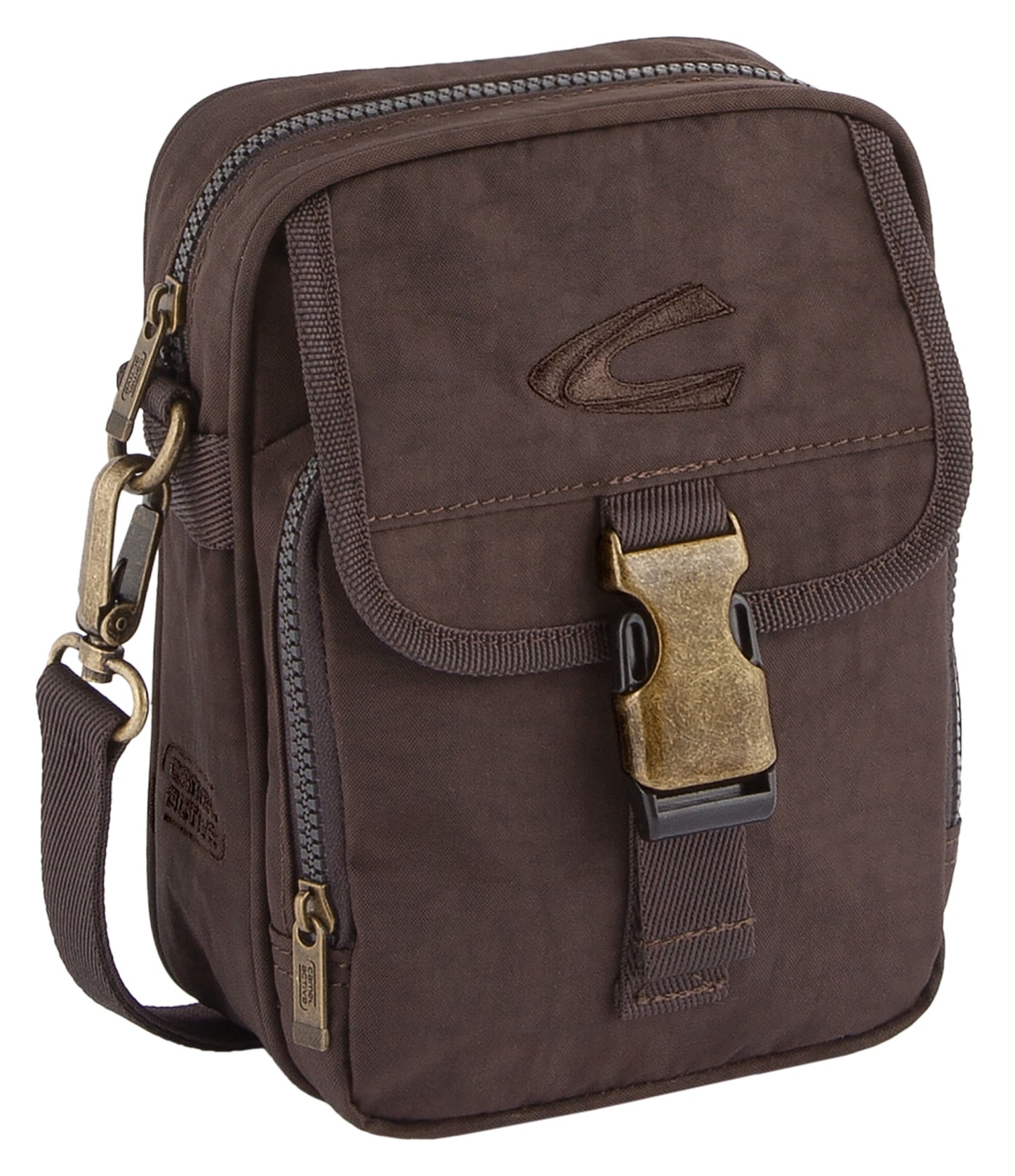 camel active 1100000002199 "Journey" Herren Schultertasche, funktional und perfekt für alle Lebenslagen