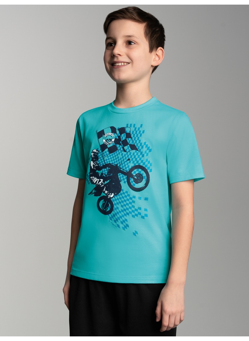 Thumbnail - Trigema T-Shirt "TRIGEMA T-Shirt mit lässigem Motocross-Print" 1 Stk. tlg.