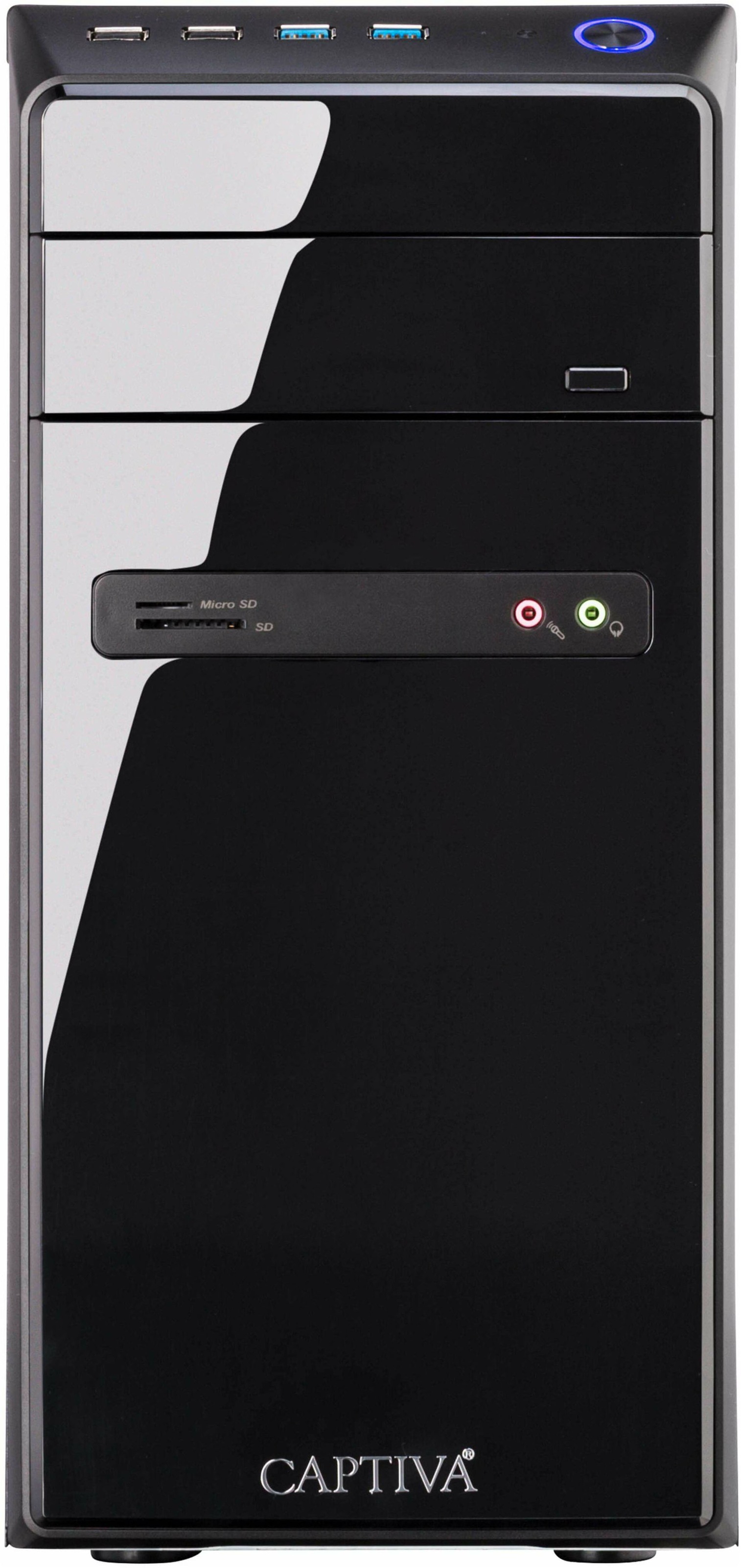 CAPTIVA Business-PC-Komplettsystem »Power-Starter I98-593 TFT Bundle« 24 ″ Intel® Core i7 UHD Graphics 8 GB RAM 1.000 GB SSD