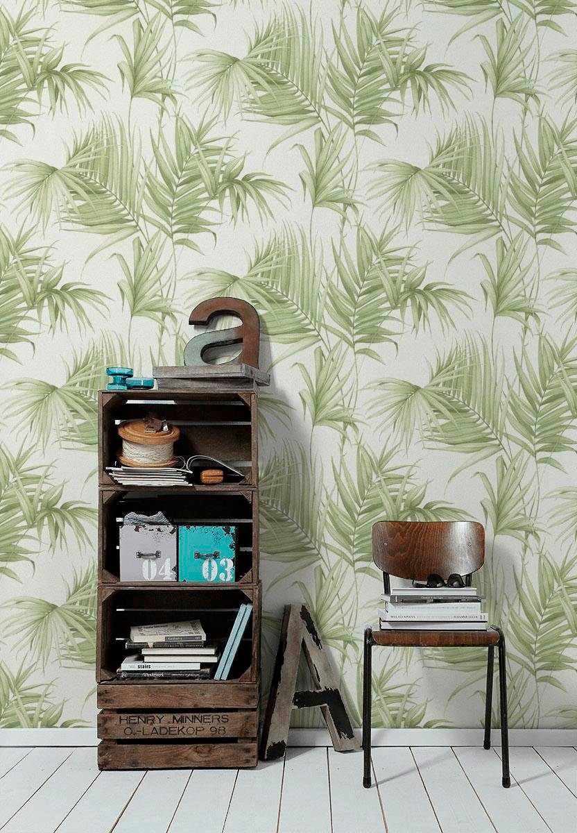 METROPOLIS BY MICHALSKY LIVING Vliestapete »Dream Again«, botanisch-tropisch-floral, Dschungeltapete Tapete Designer Tapeten Wohnzimmer Schlafzimmer Küche