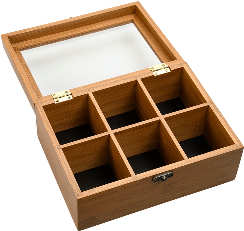 KESPER® Teebox, (1 tlg.), 6 Fächer, FSC®-zertifiziert