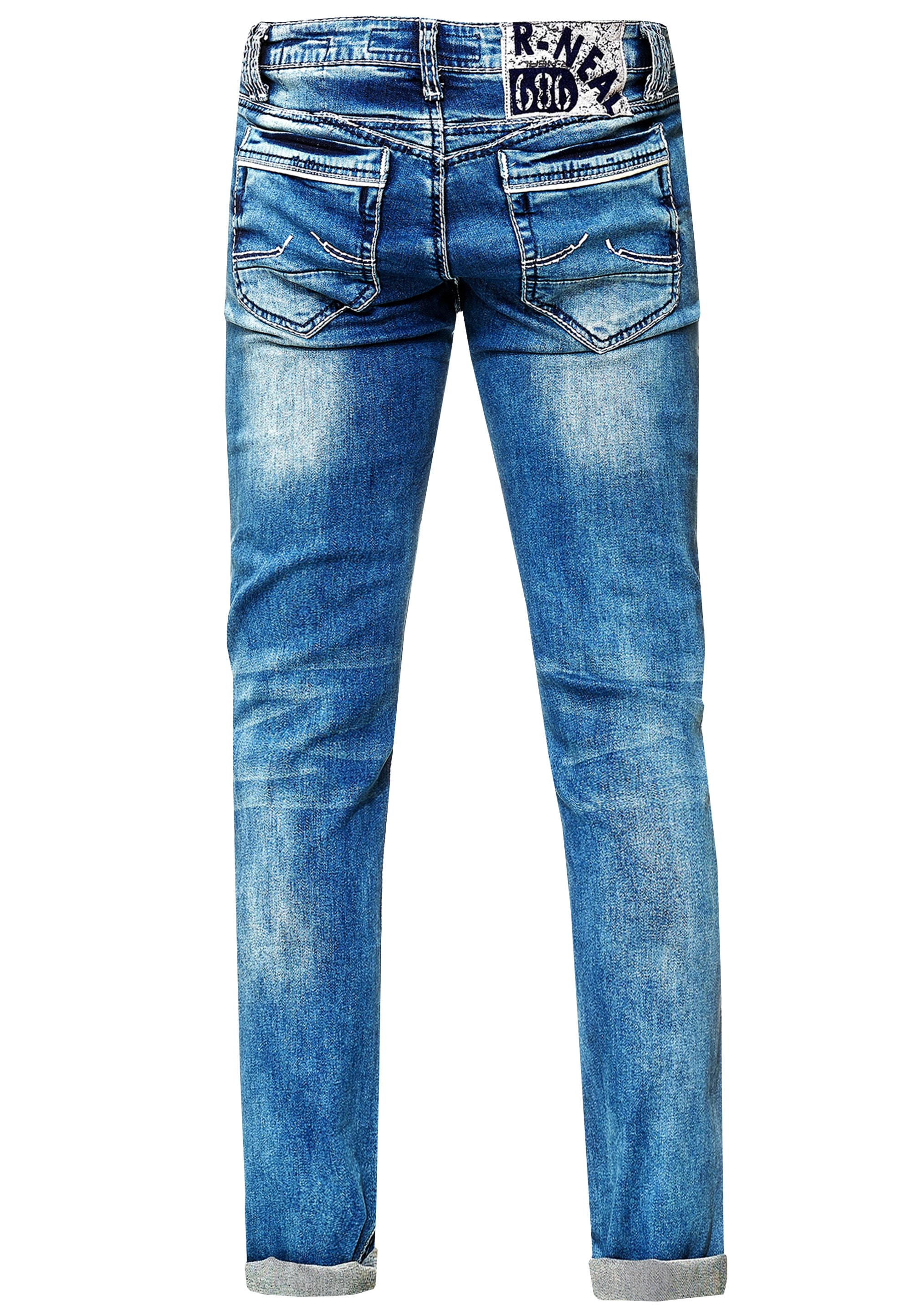 Rusty Neal Straight-Jeans »NEW YORK 29«, im modernen Used-Look