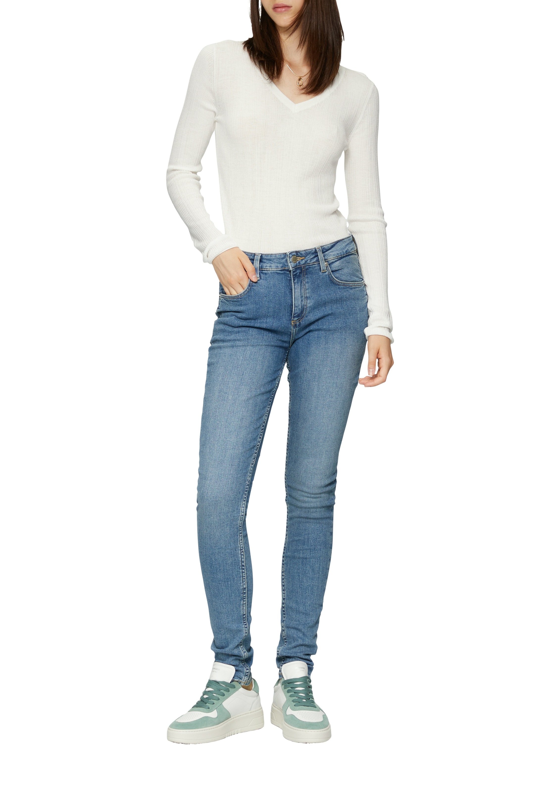 QS Skinny-fit-Jeans SADIE mit Taschen günstig online kaufen