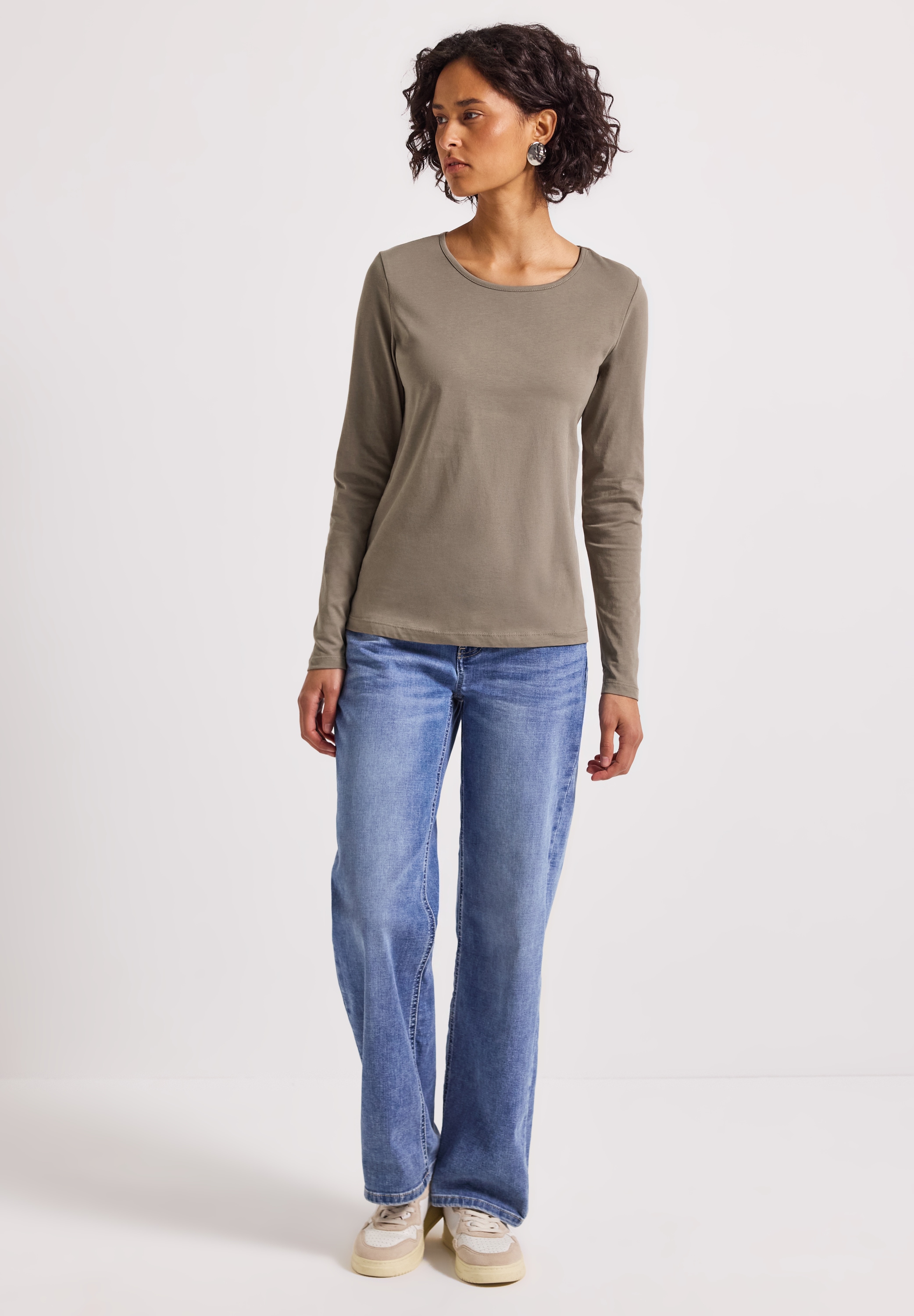 STREET ONE Langarmshirt, Basic