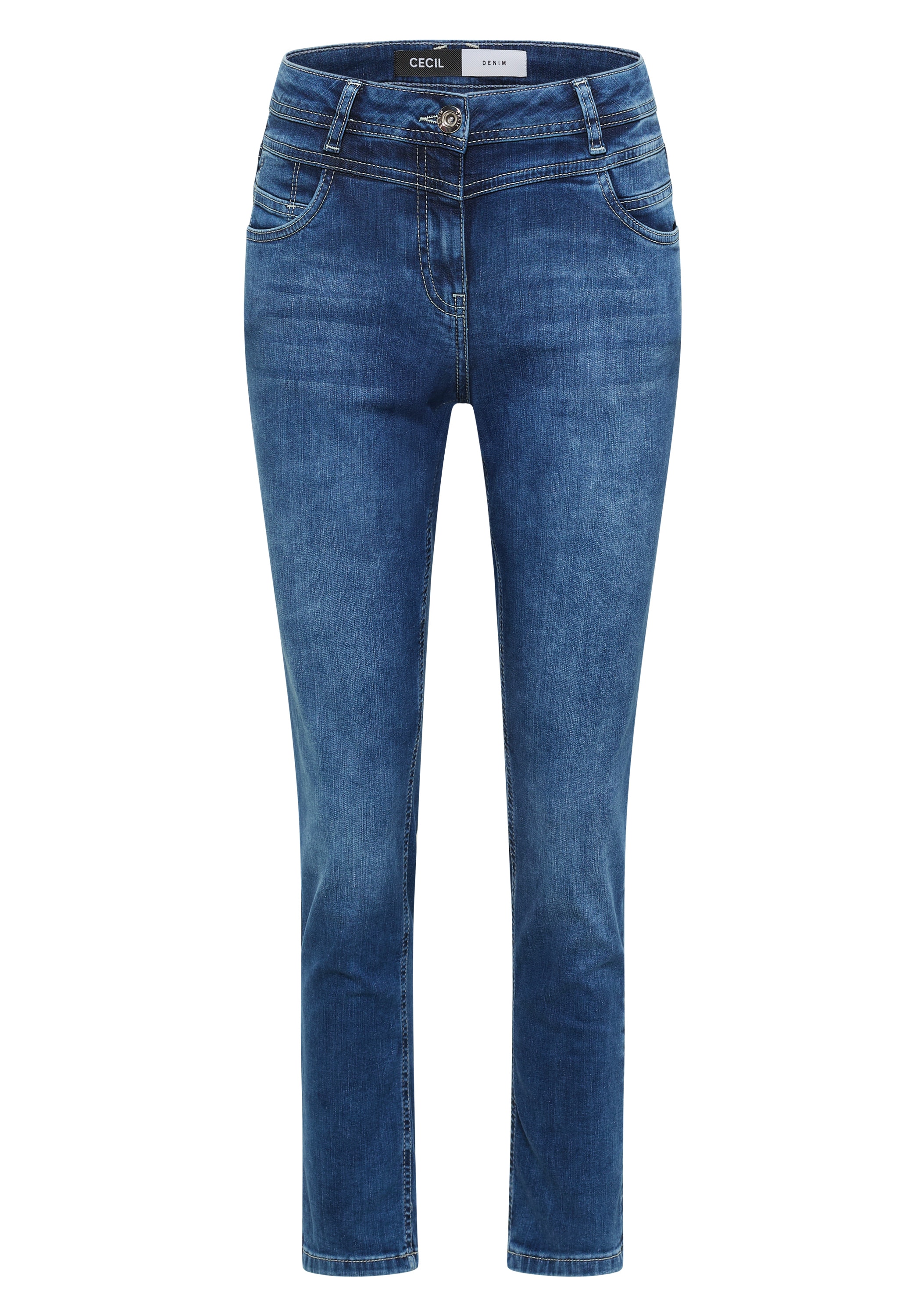 Cecil Comfort-fit-Jeans Middle Waist