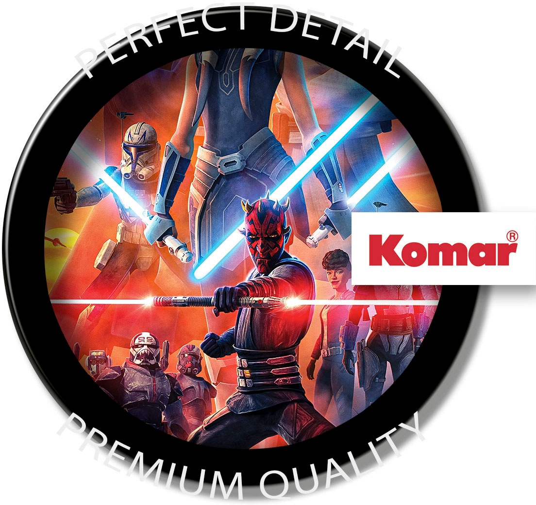 Komar Fototapete »Vlies Fototapete - Star Wars Clone Wars Mission - Größe 200 x 250 cm«, bedruckt