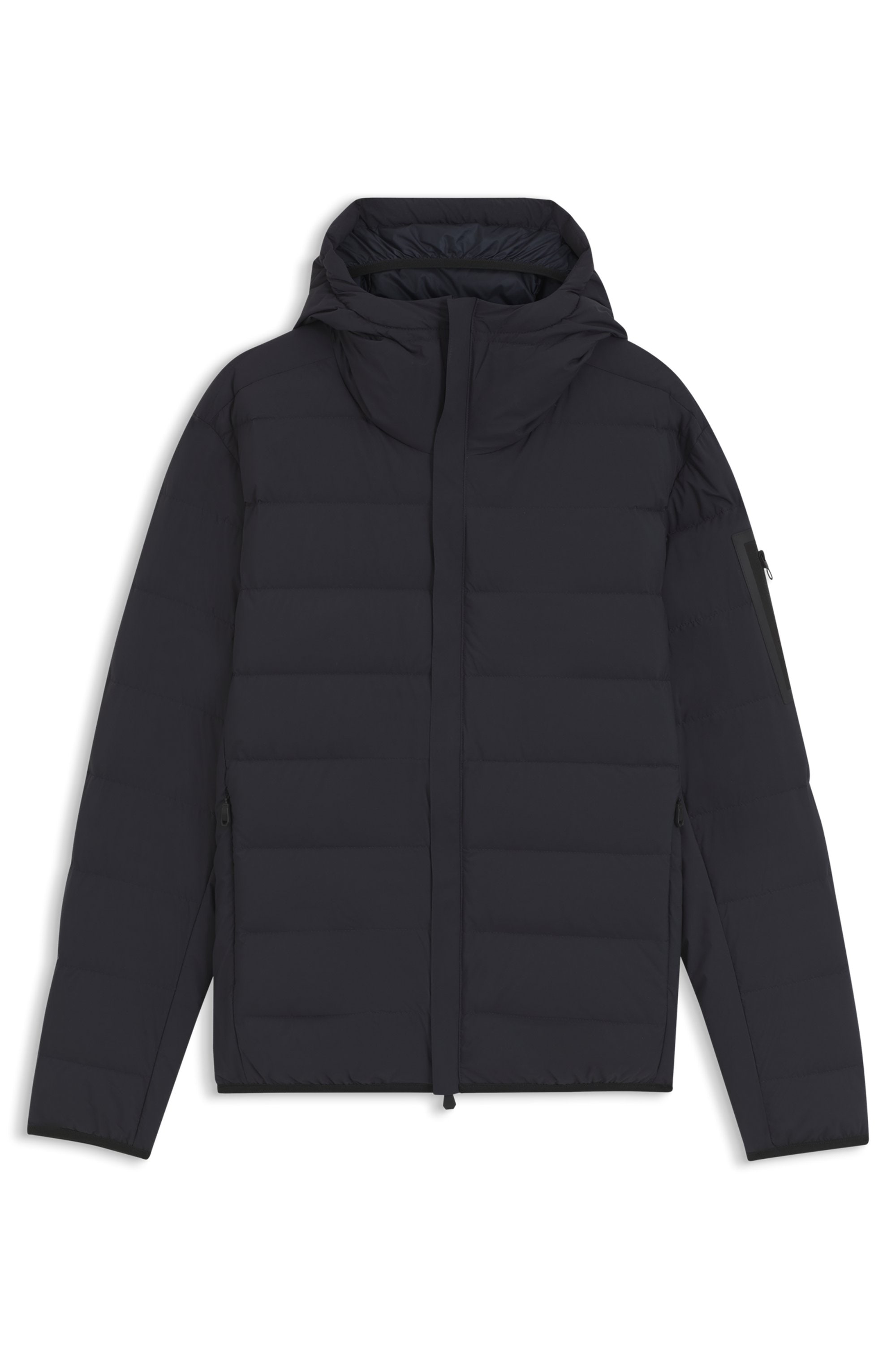 BOSS GREEN Steppjacke »OW Riplite JT HD« mit Kapuze abenehmbare Kapuze wasserabweisend regular fit, 4-Wege Stretch