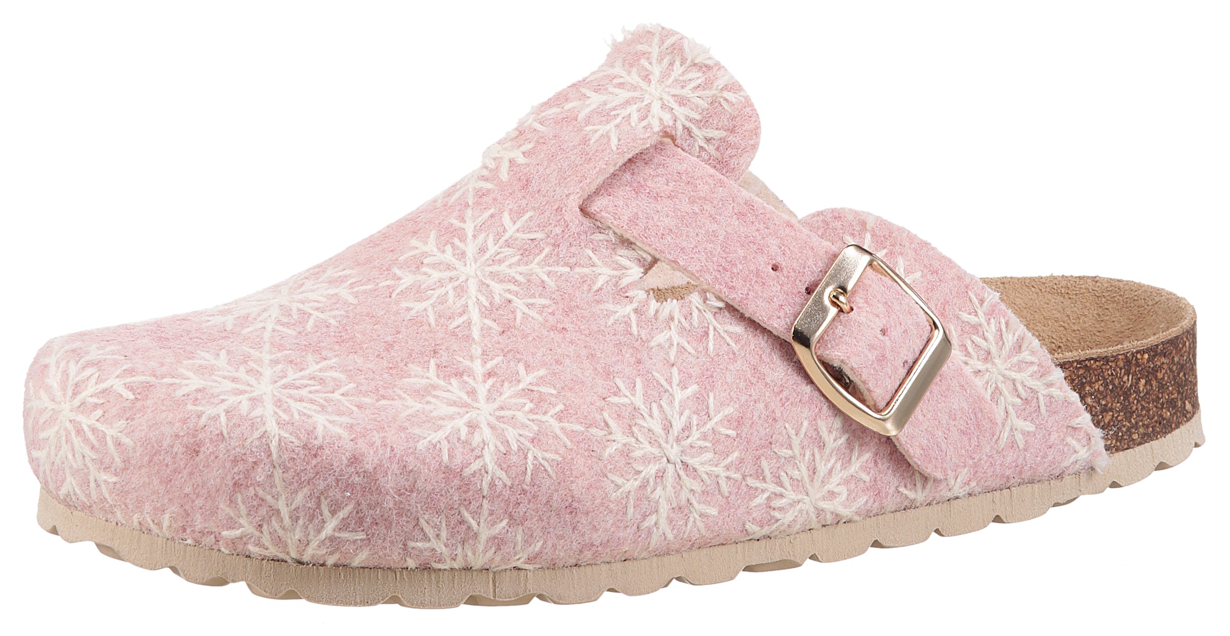 Thumbnail - Aniston SHOES Clog Clog, Hausschuh, Homeslipper, verstellbare Schnalle - NEUE KOLLEKTION