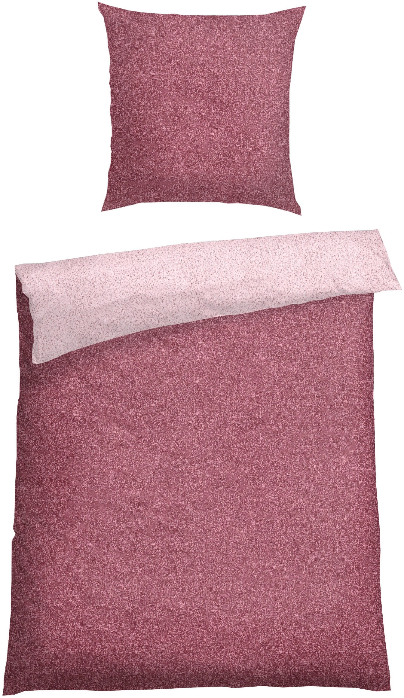 Schiesser Wendebettwäsche "Vinnie aus weicher Baumwolle mit edlem Melangeef günstig online kaufen