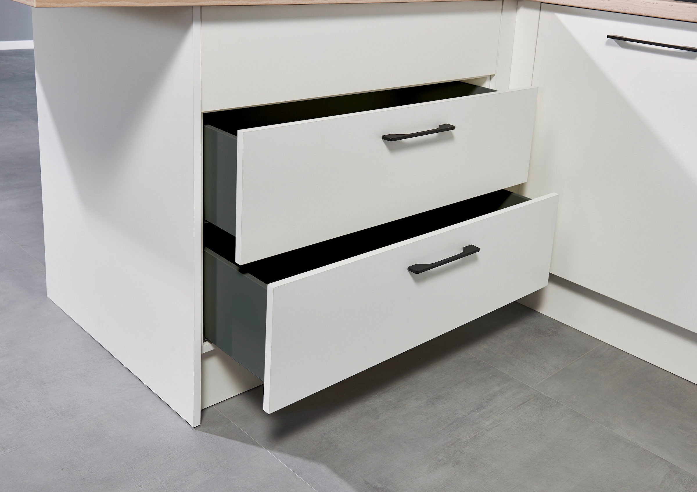 BASIC by Balculina Küchenzeile »Girona B/H/T 325x211x200 cm« Breite 325cm, wahlweise mit E-Geräte, Softclose