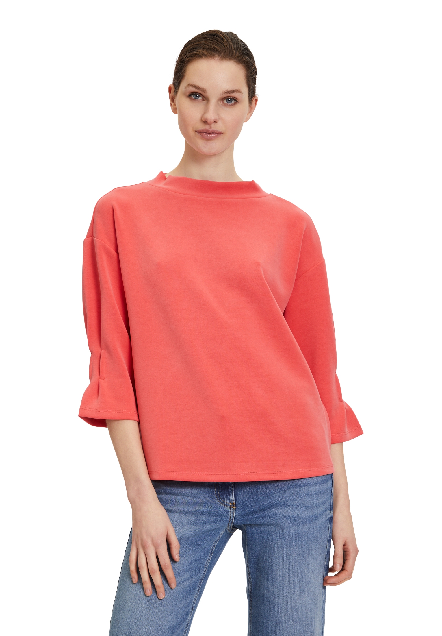 Sweatshirt »Betty Barclay Sweatshirt mit Trompetenärmeln«, Material