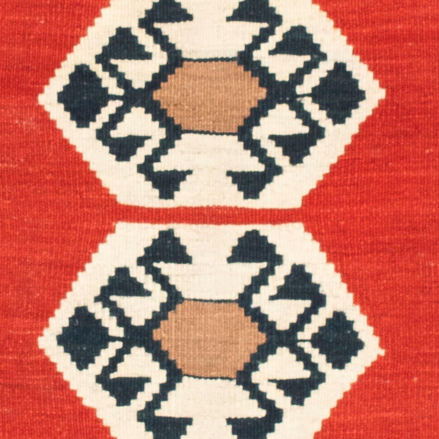 morgenland Wollteppich »Kelim - Oriental quadratisch - 103 x 103 cm - mehrfarbig«, quadratisch, Wohnzimmer, Einzelstück