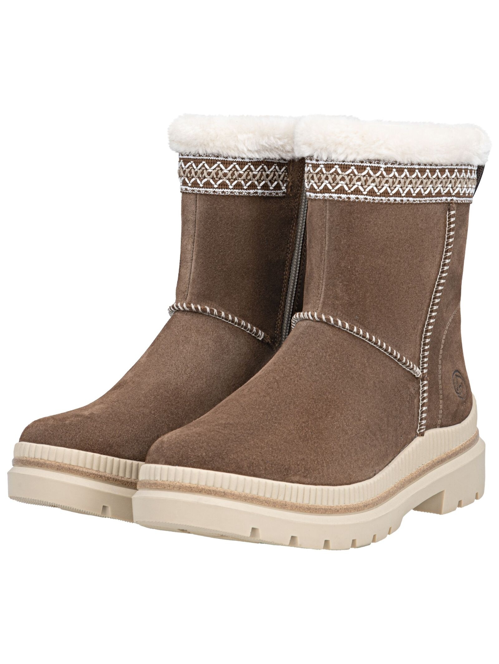Bottines Femme en Daim Remonte Noisette Taille 41 3