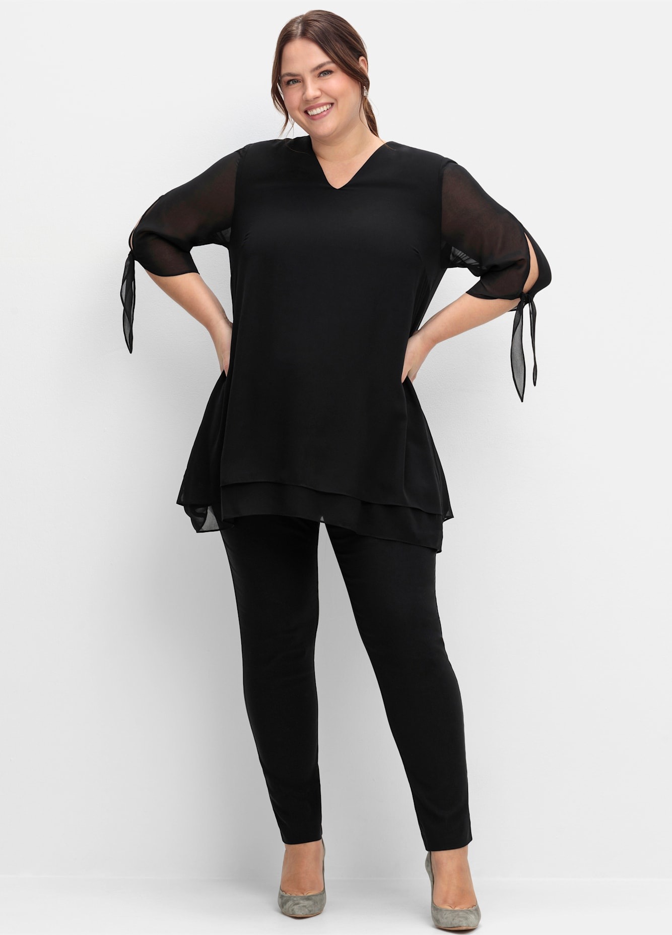 Sheego Chiffonbluse günstig online kaufen