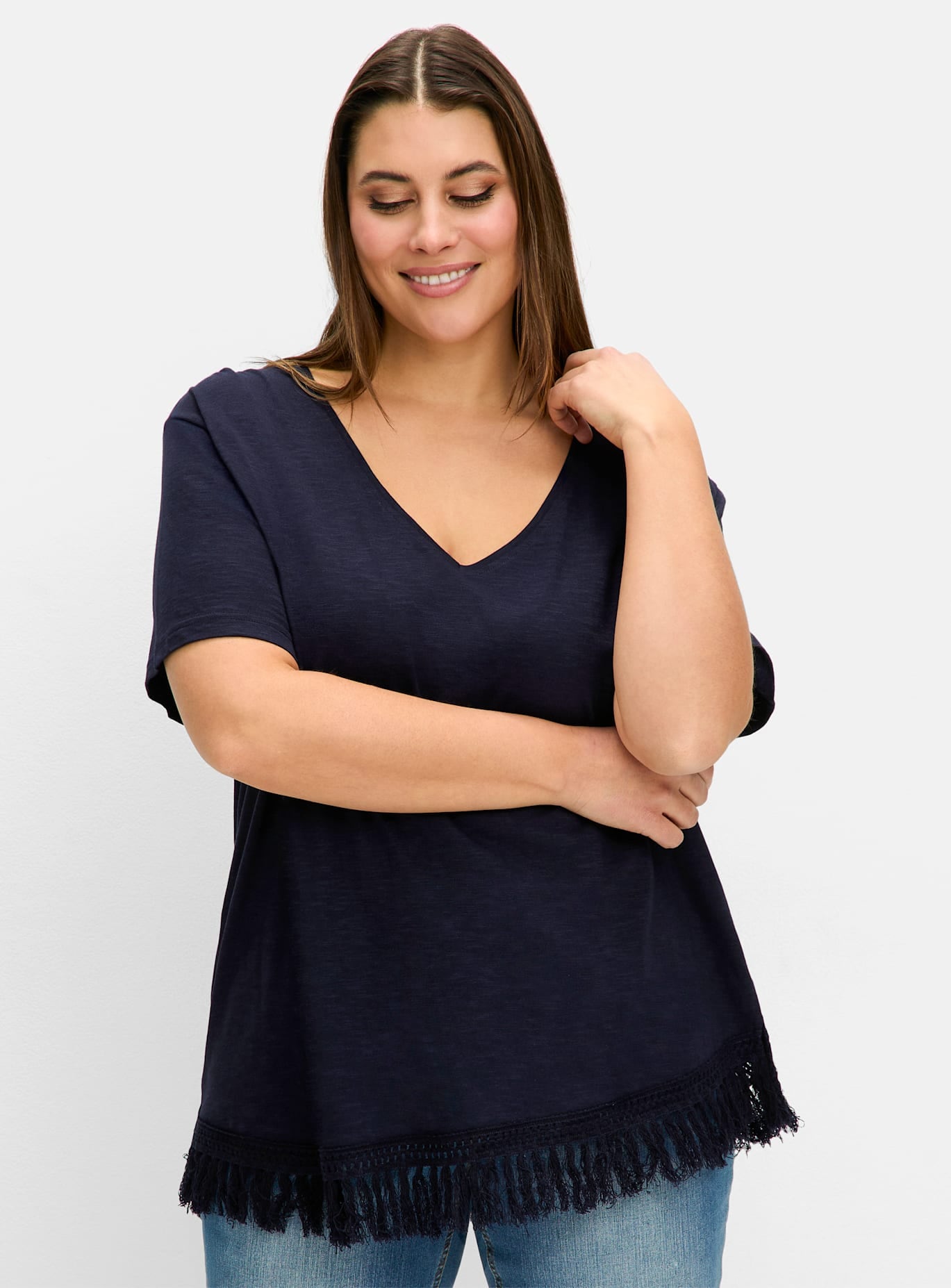 Sheego T-Shirt "T-Shirt", (1 tlg.) günstig online kaufen