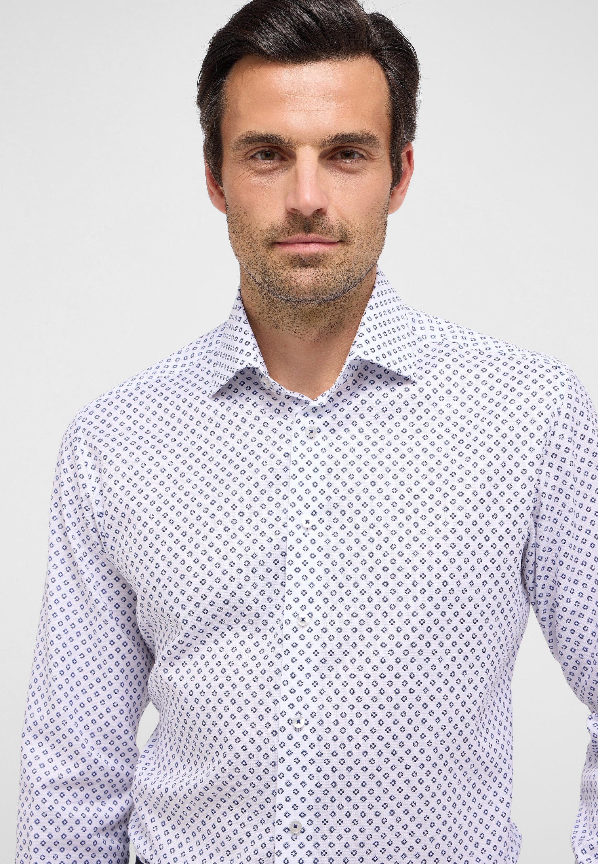 Eterna Langarmhemd »MODERN FIT«, NON IRON (bügelfrei)