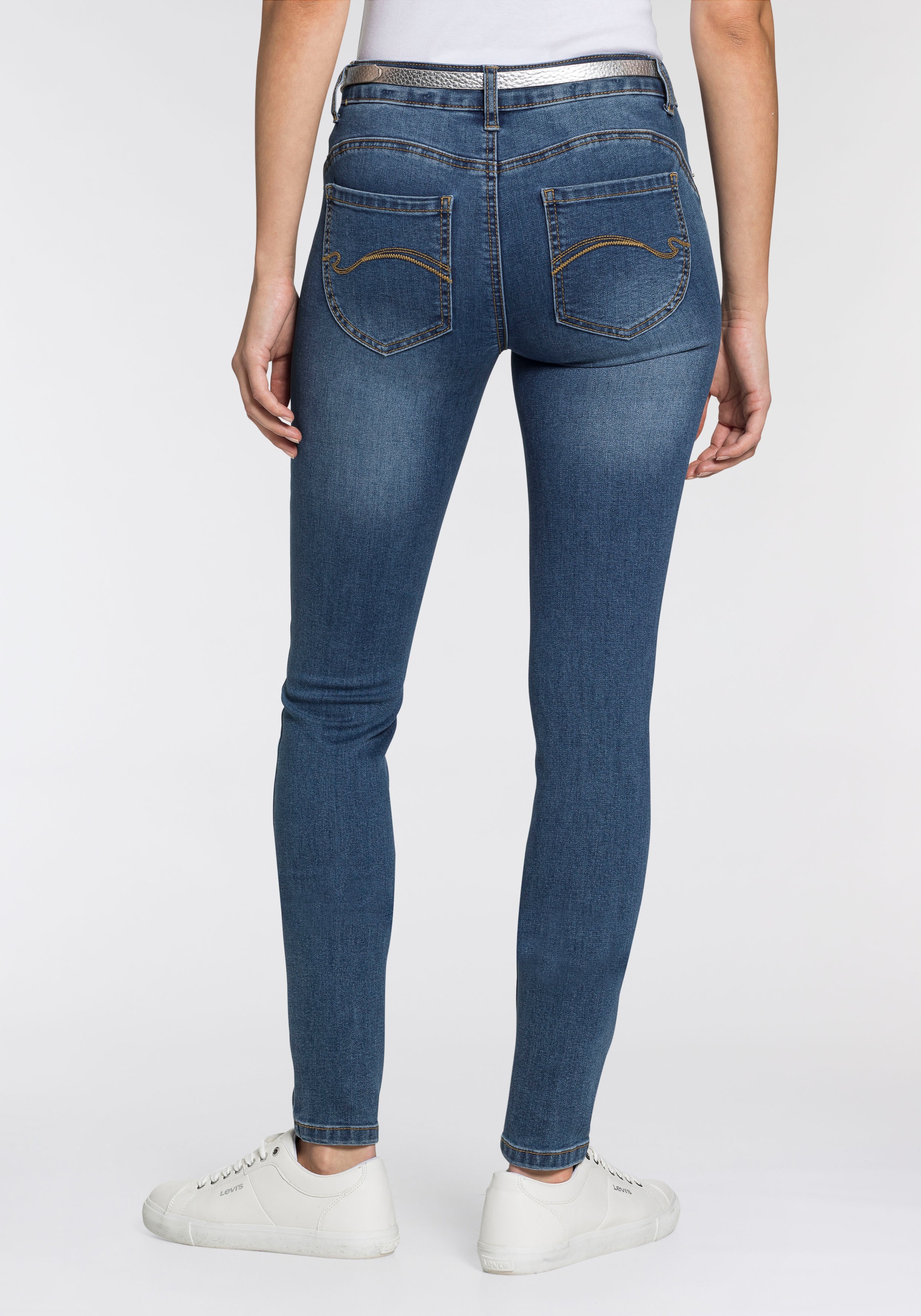 | kaufen Shaping-Effekt mit KangaROOS SKINNY«, »PUSH-UP BAUR 5-Pocket-Jeans