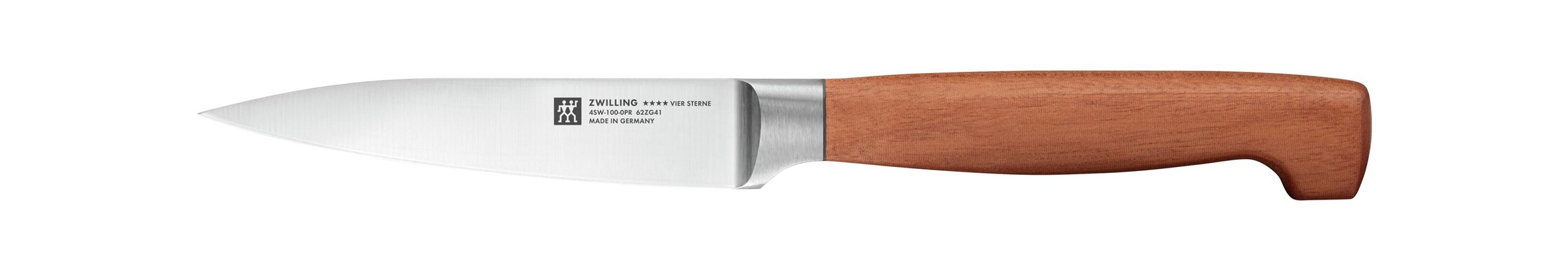 Zwilling Brotmesser "**** VIER STERNE Wood" Made in Germany, Eigehärtete Klinge, FSC-Zertifizitiertes Holz