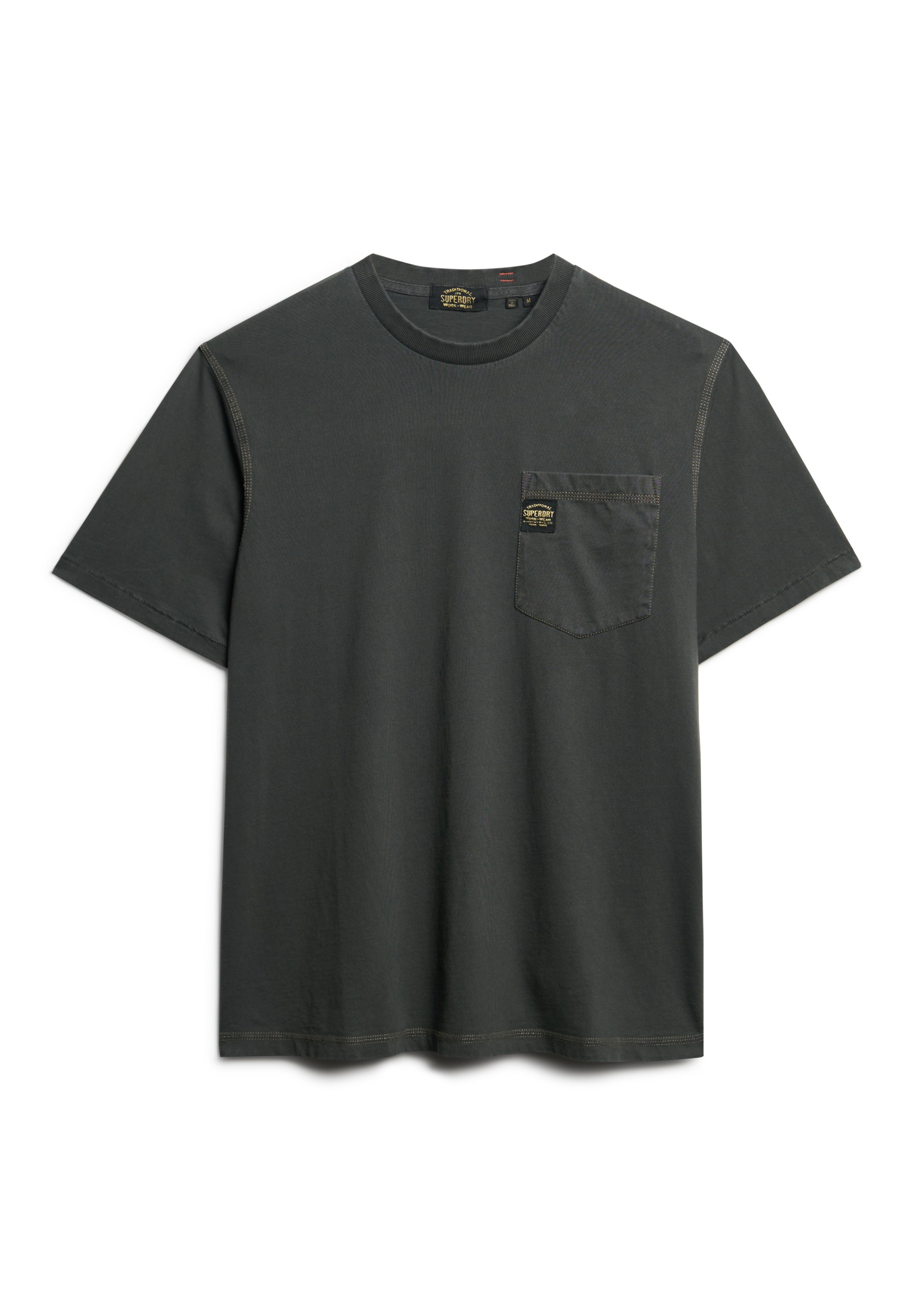 Superdry Rundhalsshirt »CONTRAST STITCH POCKET T-SHIRT«