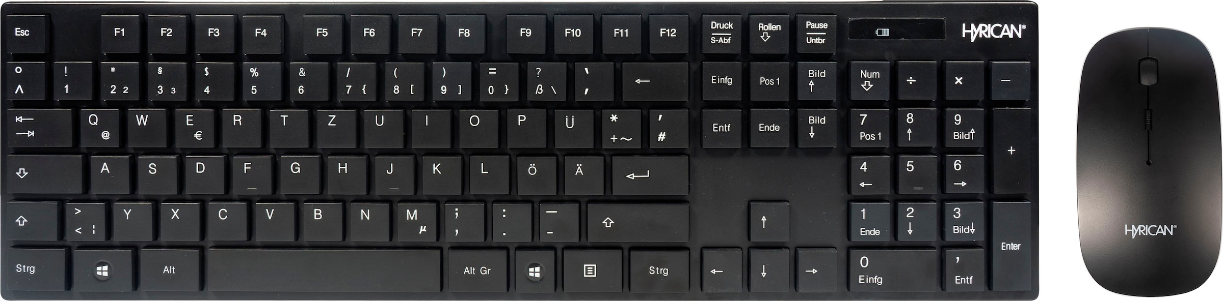Hyrican Tastatur- und Maus-Set »Home-Office Set«, ST-SKB698W+131 + ST-CAM524