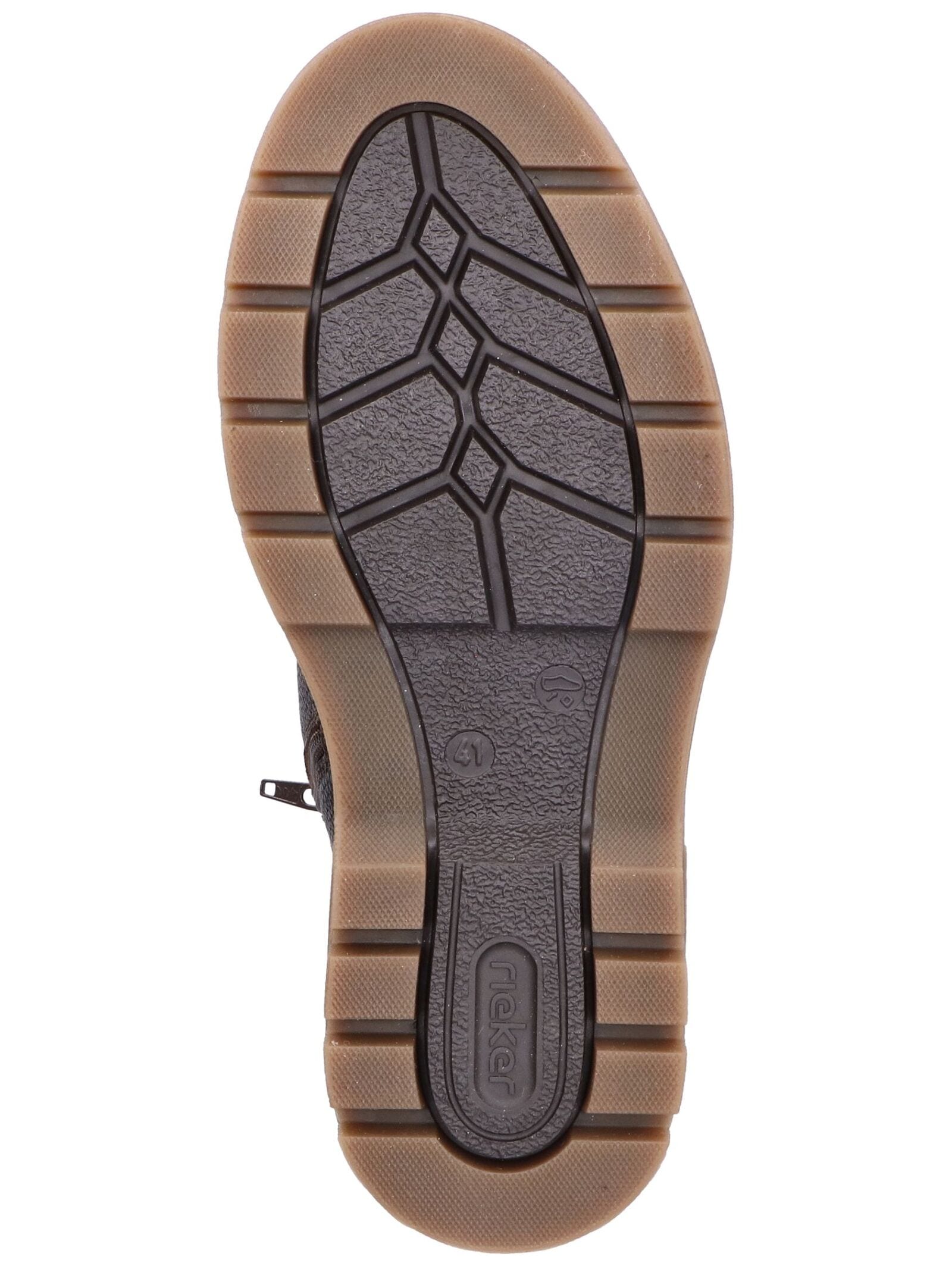 Rieker Schnürstiefelette »Rieker Stiefelette Glattleder«