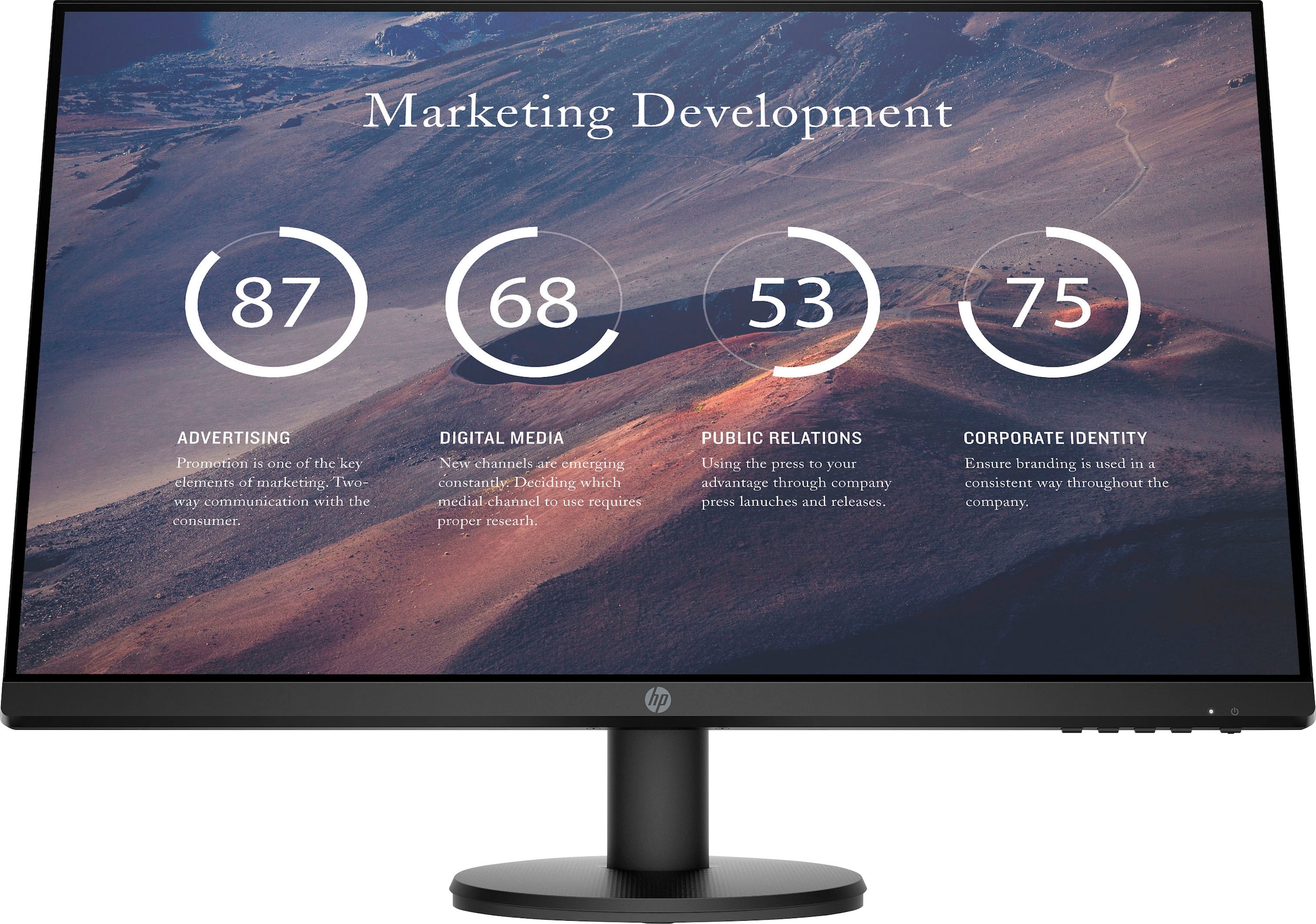 HP LCD-Monitor »P27v G4«, 68,6 cm/27 Zoll, 1920 x 1080 px, Full HD, 5 ms Reaktionszeit, 60 Hz