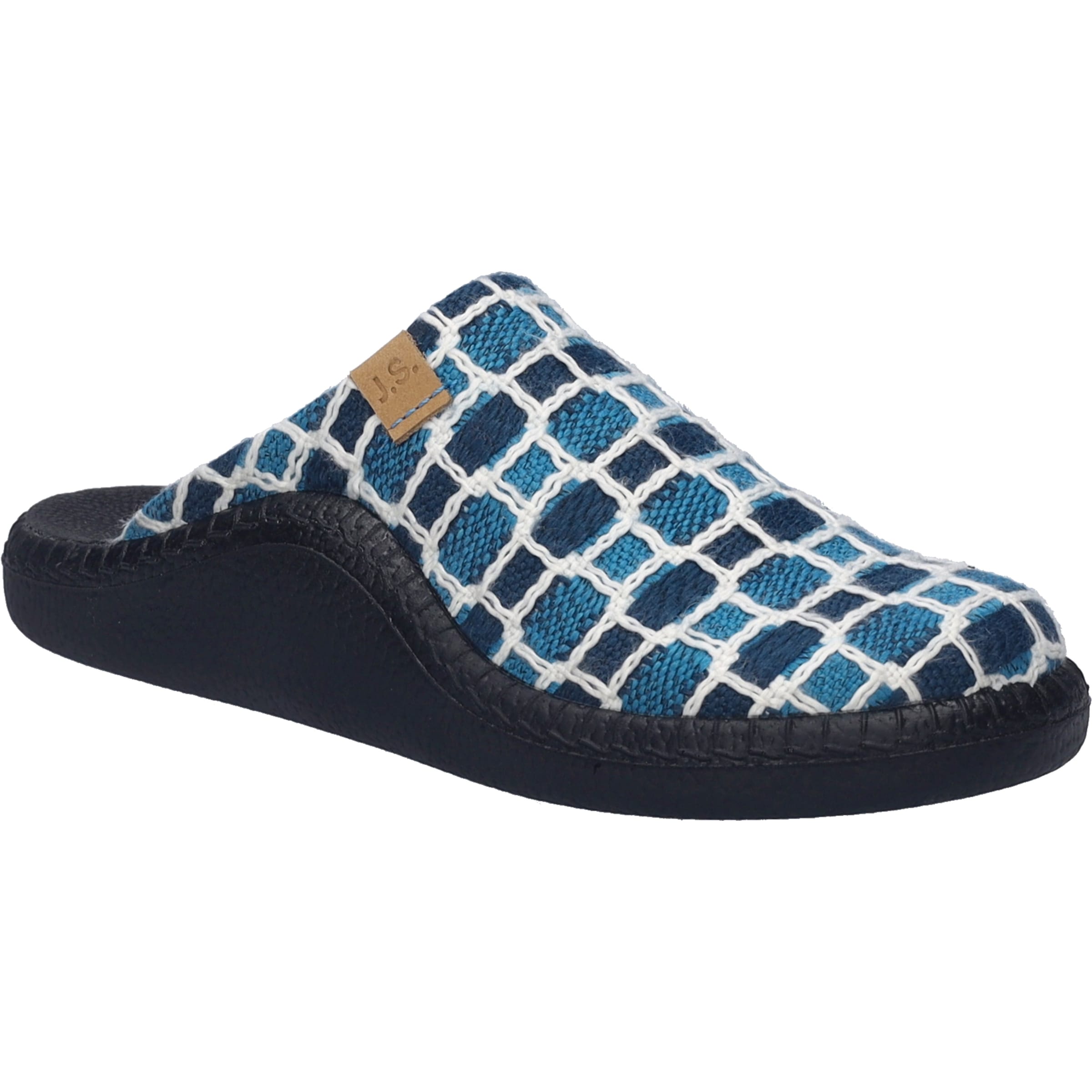 Josef Seibel Hausschuh "Monaco D 03, türkis-multi"