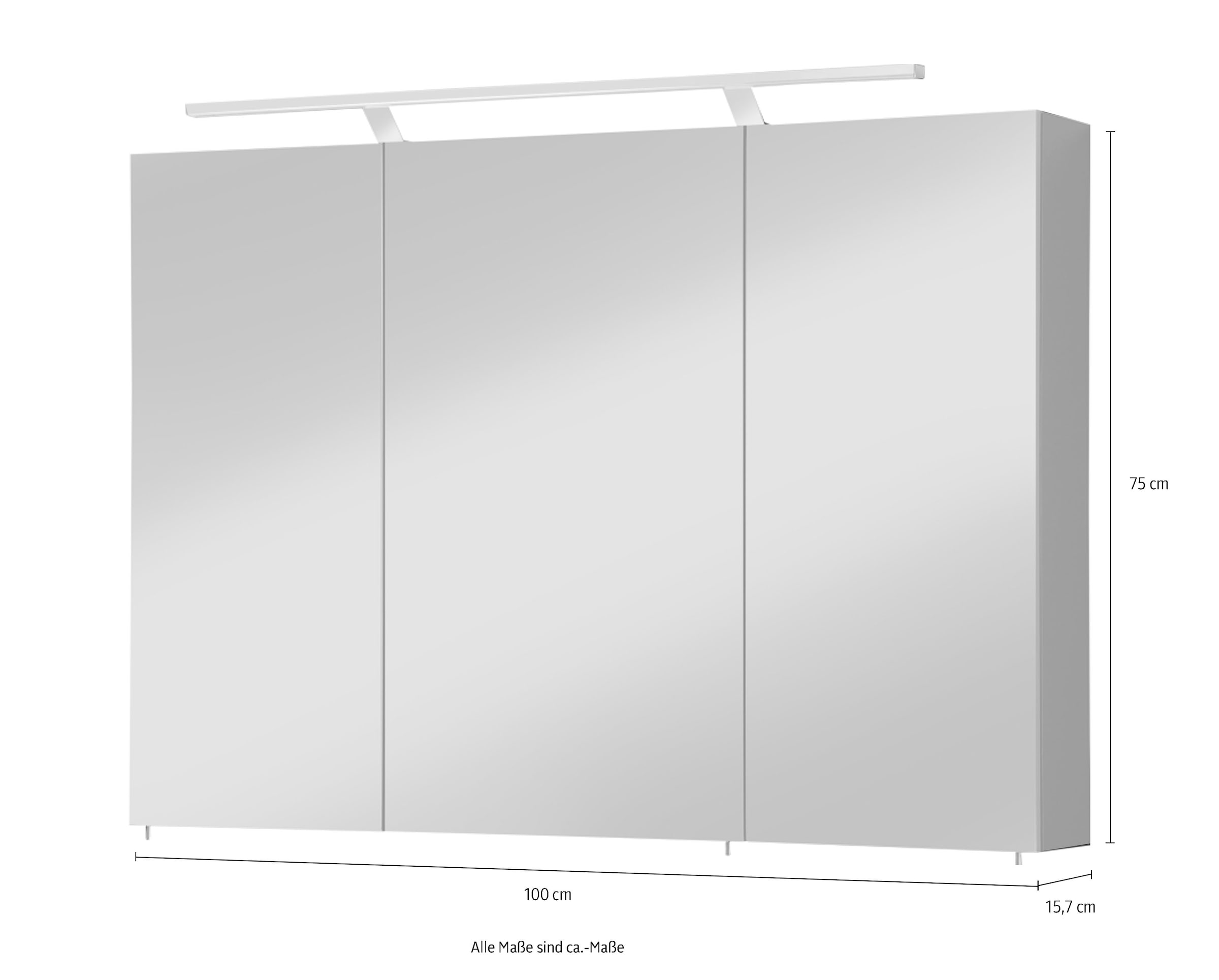 Spiegelschrank Breite 100 Cm