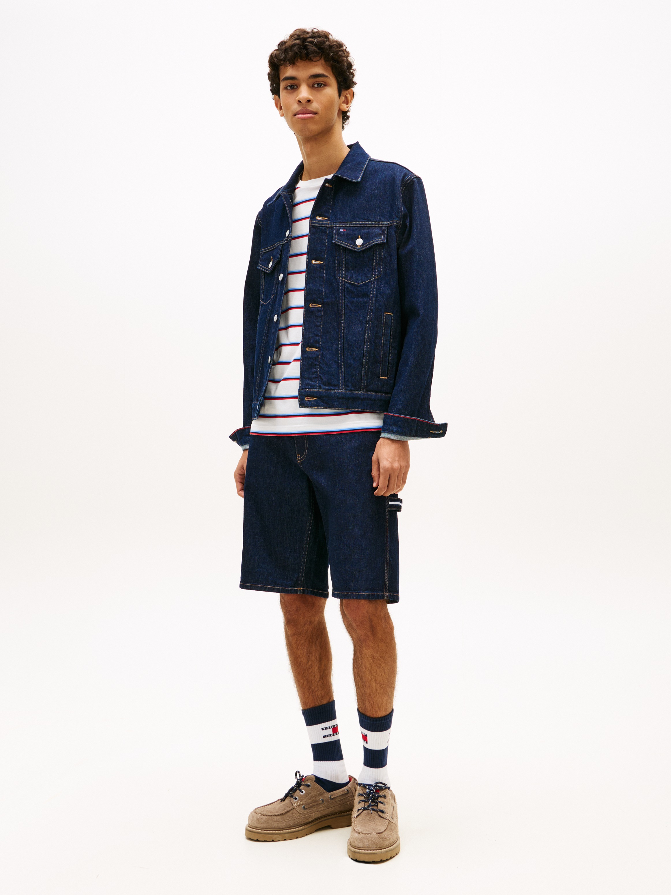 Thumbnail - Tommy Jeans Jeansjacke "RYAN REGULAR" ohne Kapuze Regular fit mit praktischen Taschen