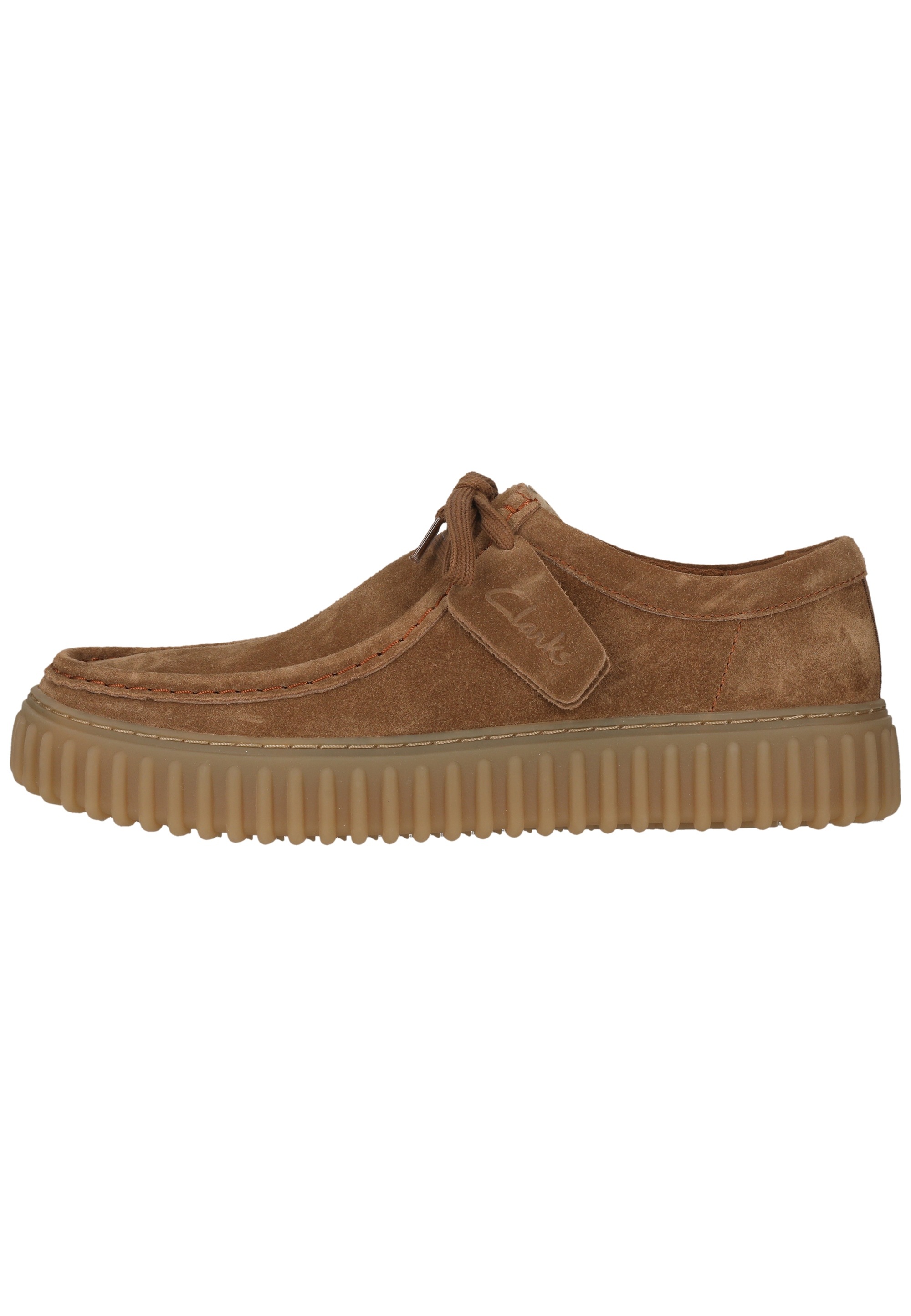 Clarks Schnürschuh »Torhill«  mit gerippter Laufsohle