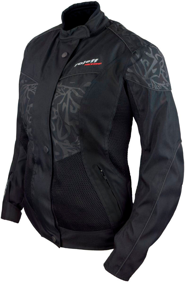 roleff Motorradjacke »Messina Lady«, Mit Sicherheitsstreifen