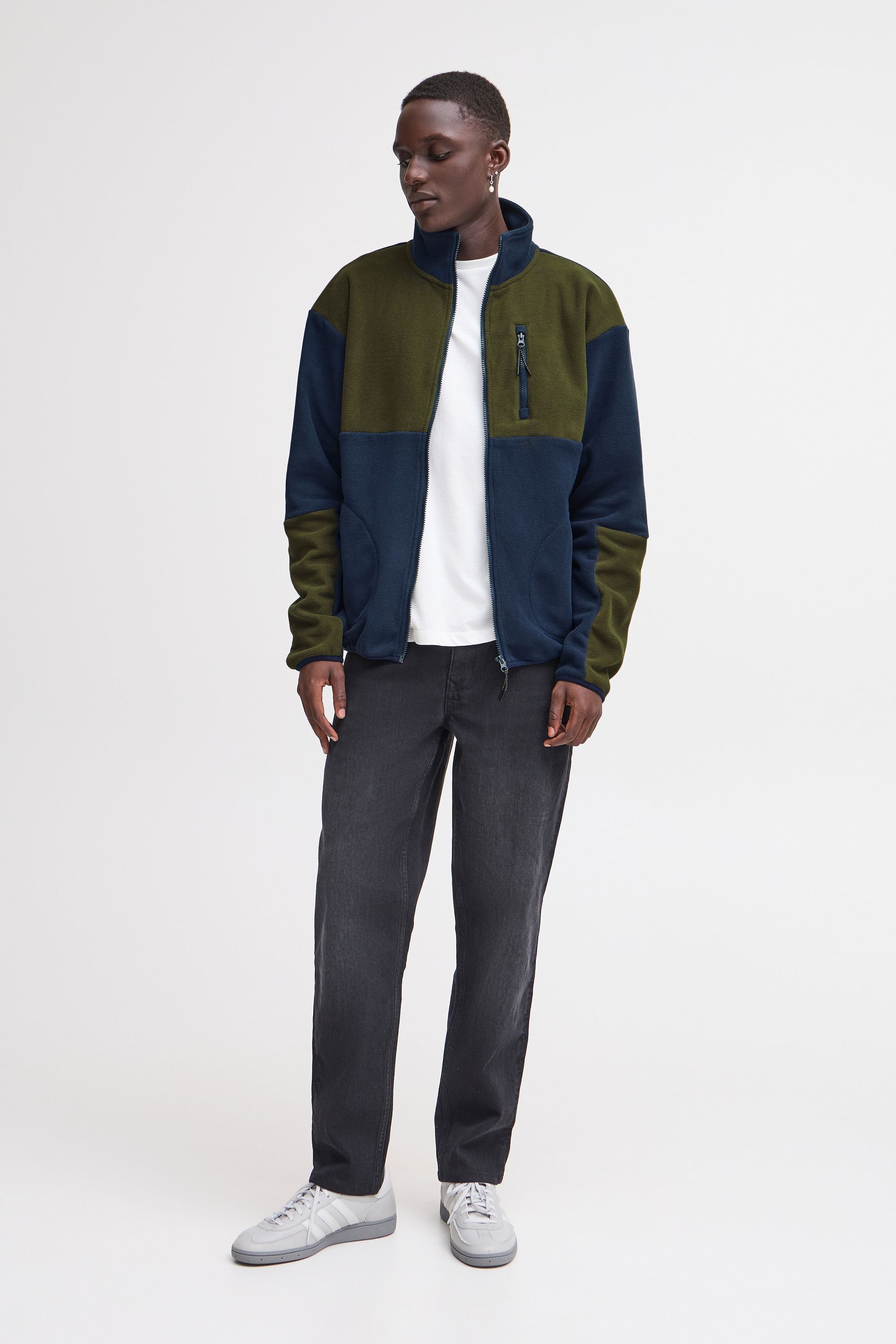 Blend Fellimitatjacke »Fellimitatjacke BHBROOKS Sweatshirt zipp thru«