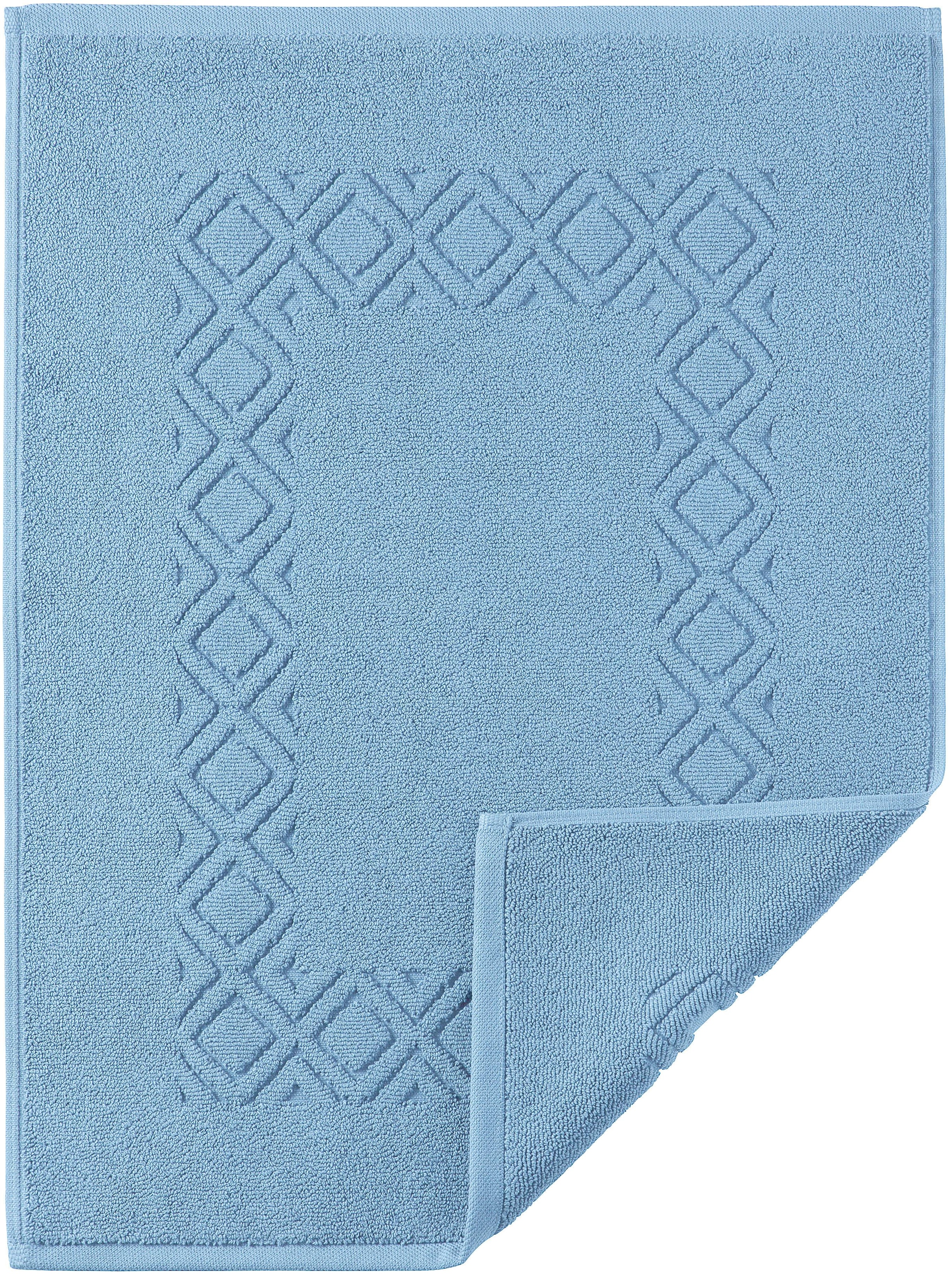 Egeria Badematte "Denver" Höhe 8 mm beidseitig nutzbar  fußbodenheizungsgee günstig online kaufen