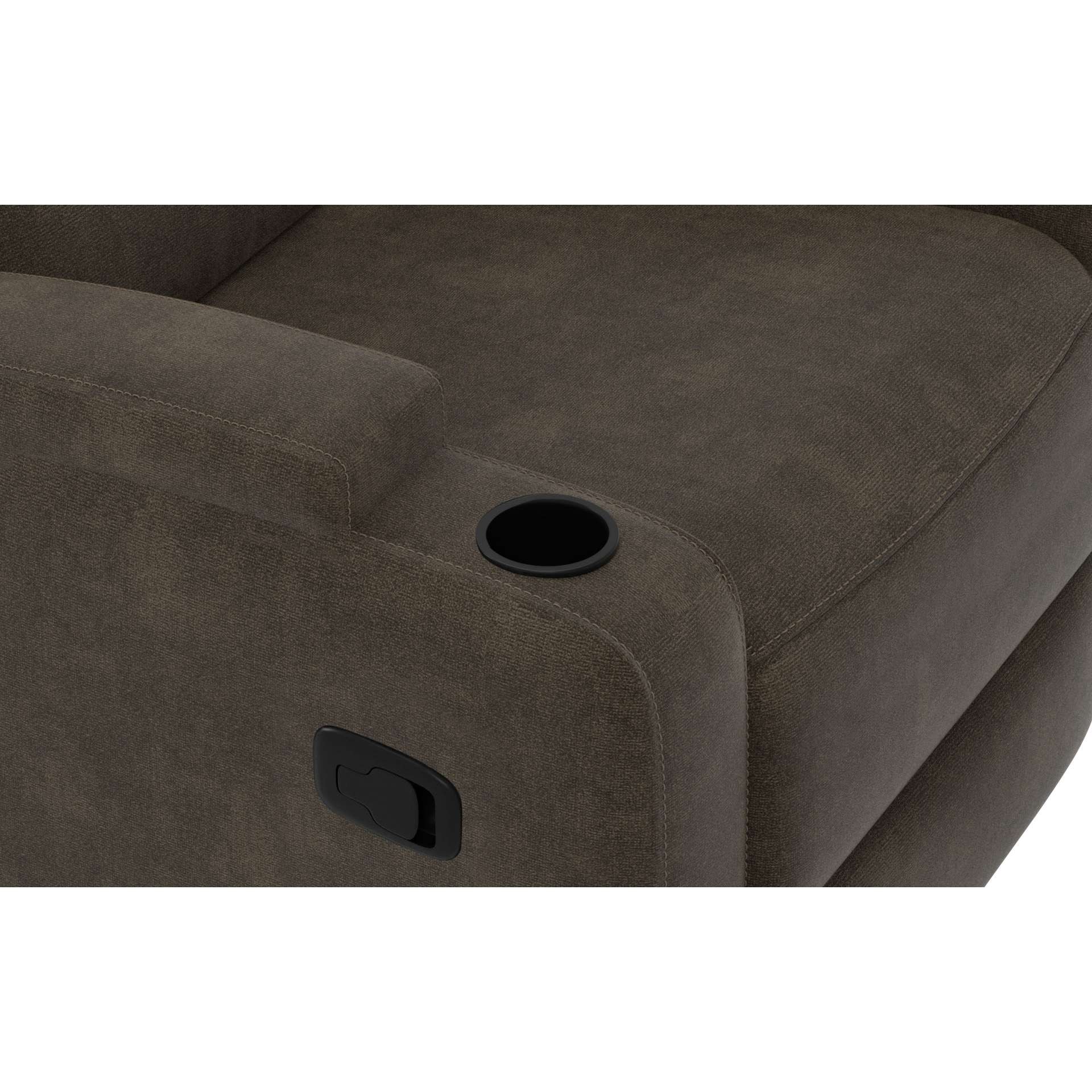 Home affaire Relaxsessel »Napori«, TV-Sessel, Kinosessel mit Relaxfunktion in 2 Sitzen, Getränkehalter