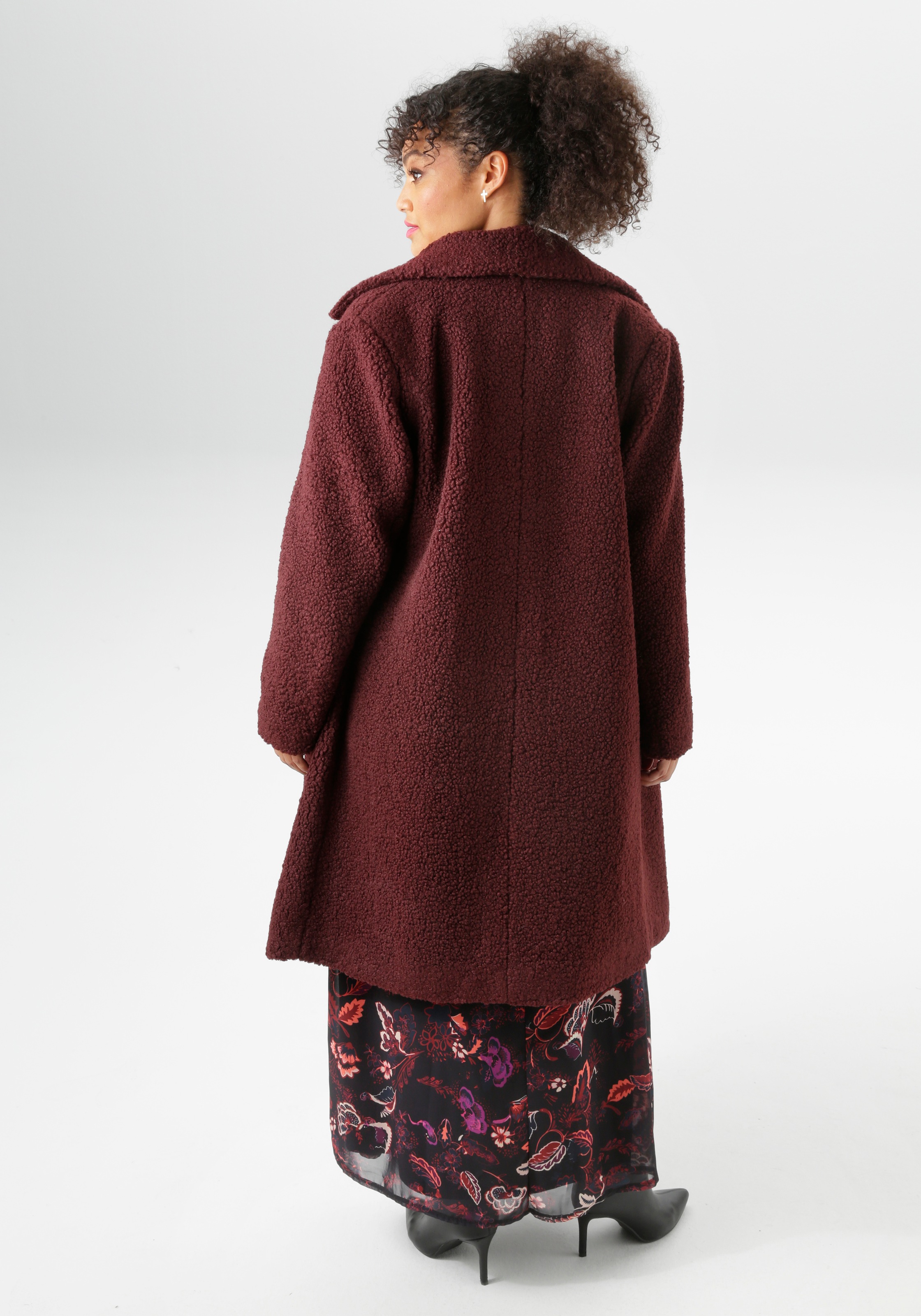 Aniston PLUS Fellimitatjacke in Plüsch-Optik günstig online kaufen