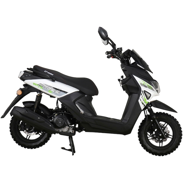 GT UNION Motorroller »PX 55 Cross-Concept 2.0 50-45«, 50 cm³, 45 km/h, Euro  5, 3 PS, (Komplett-Set, 2 tlg., mit Topcase), inkl. Topcase | BAUR