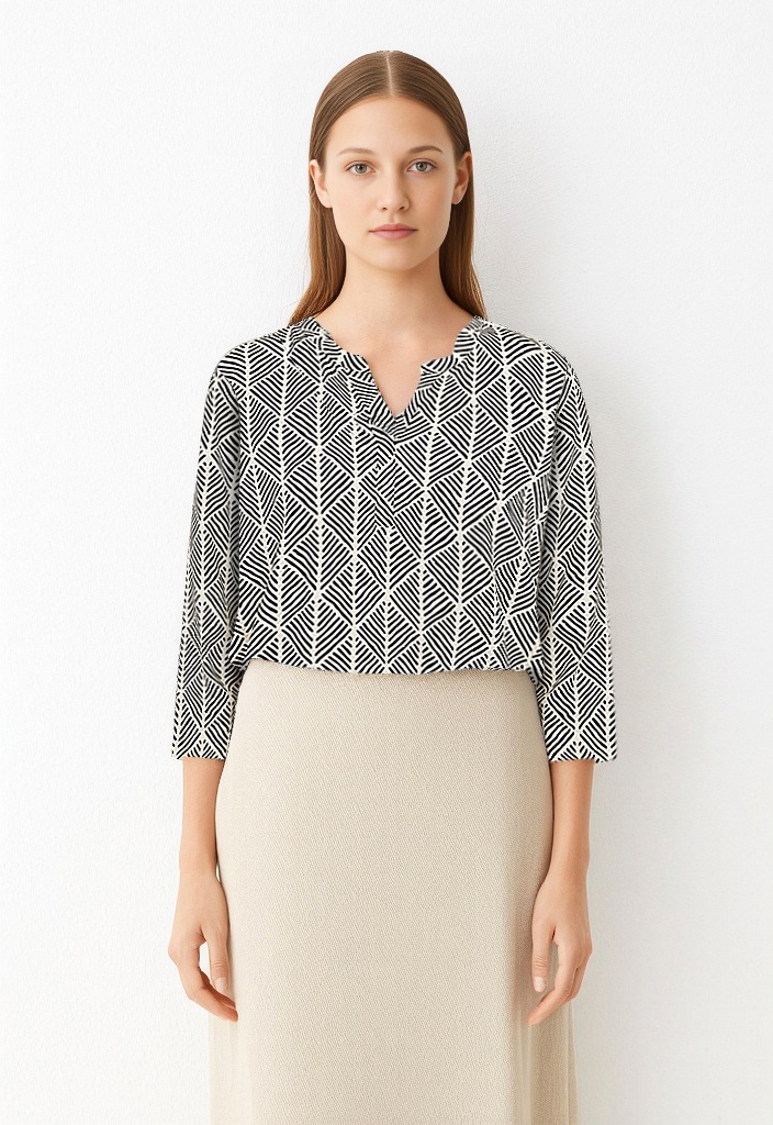 soyaconcept Schlupfbluse "SC-FELICITY AOP 514" günstig online kaufen