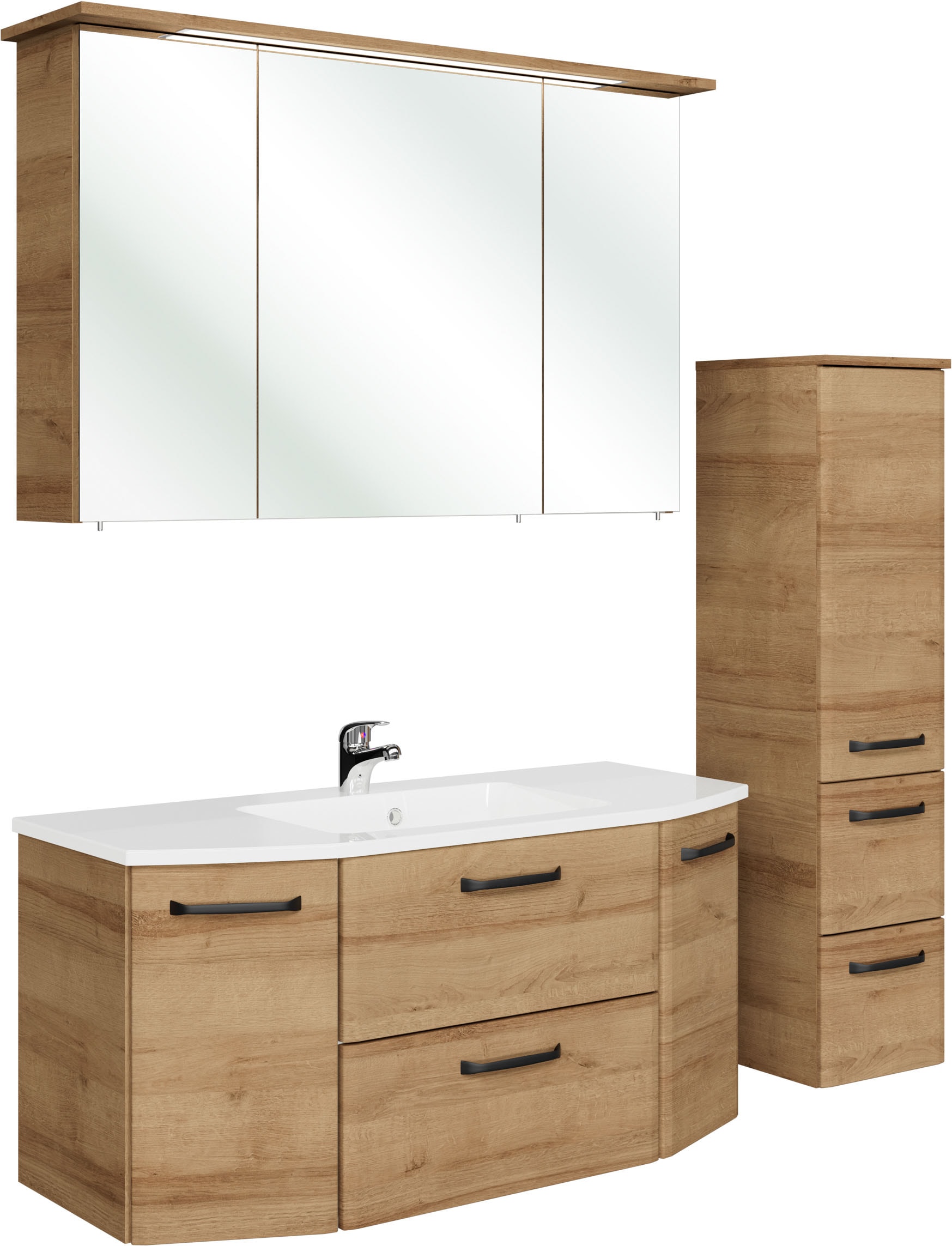 Saphir Badmöbel-Set "Quickset 318, mit Türdämpfer" 4 Stk. tlg.