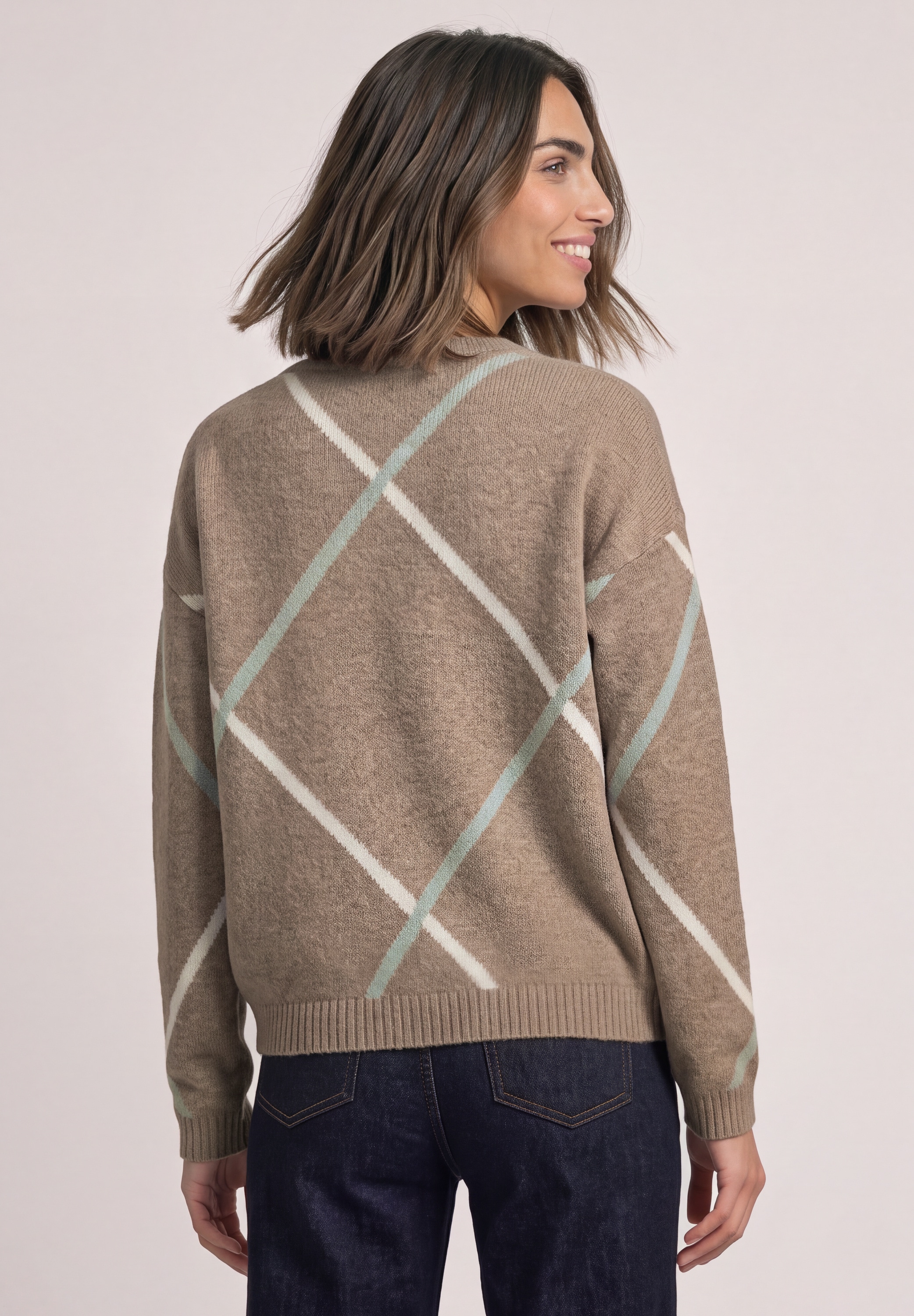 STREET ONE Strickpullover aus softem Materialmix