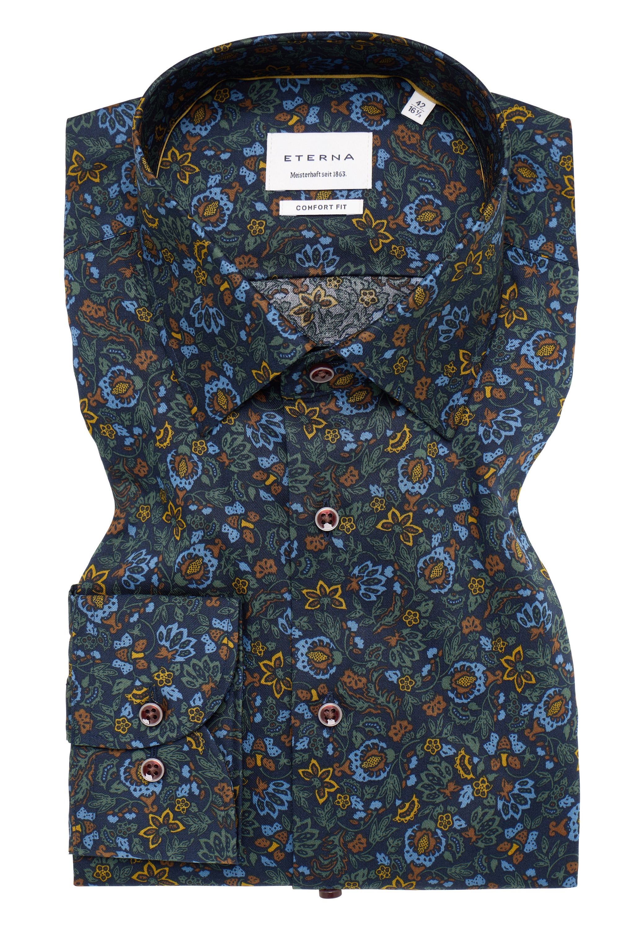 Eterna Langarmhemd »COMFORT FIT«, NON IRON (bügelfrei)