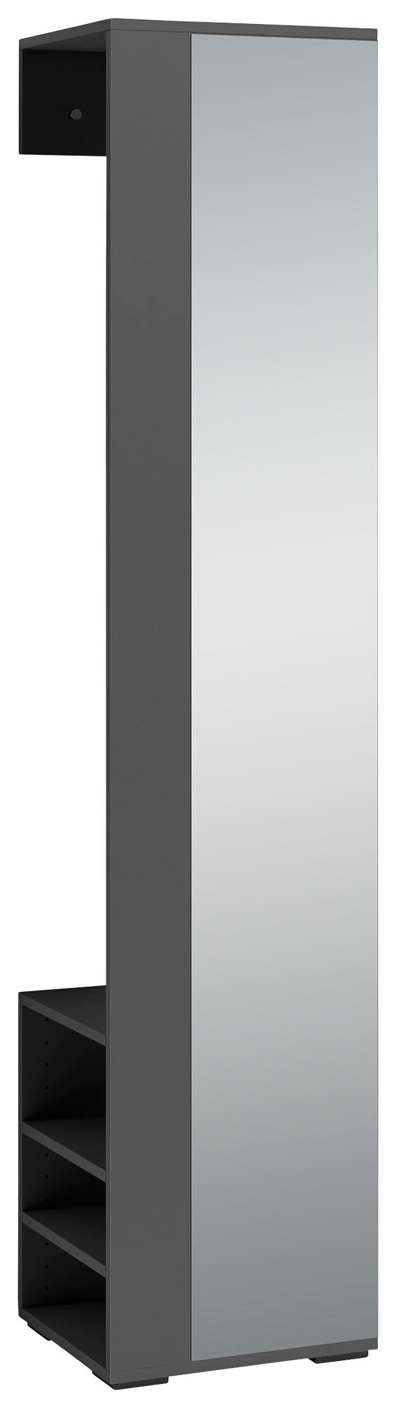 INOSIGN Garderobenpaneel »Ben«, (1 St.), Breite 40 cm, mit Spiegel und Kleiderstange