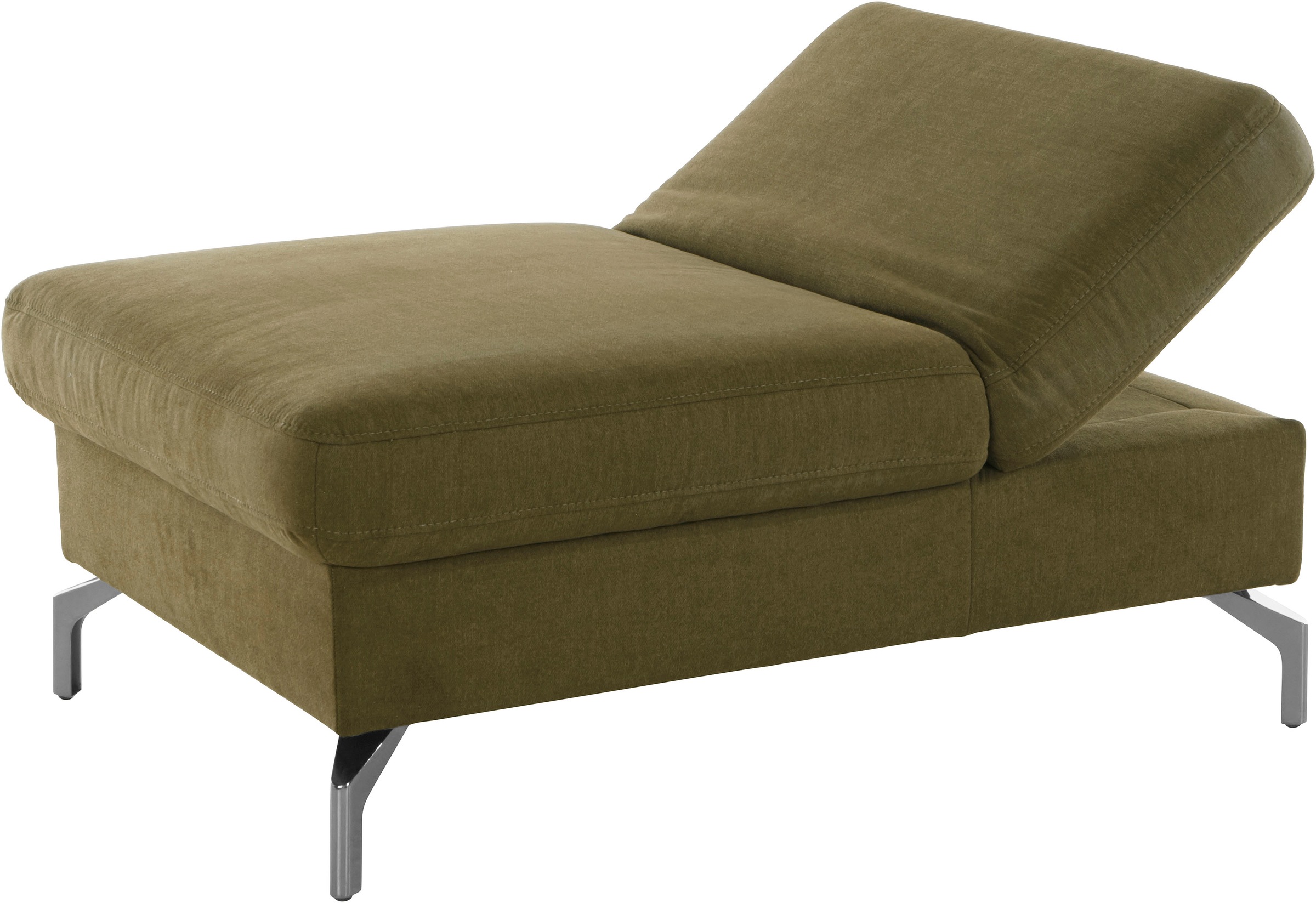 sit&more Hocker »Brisbane«, Fußhöhe 15 cm, mit Federkern und Klappfunktion