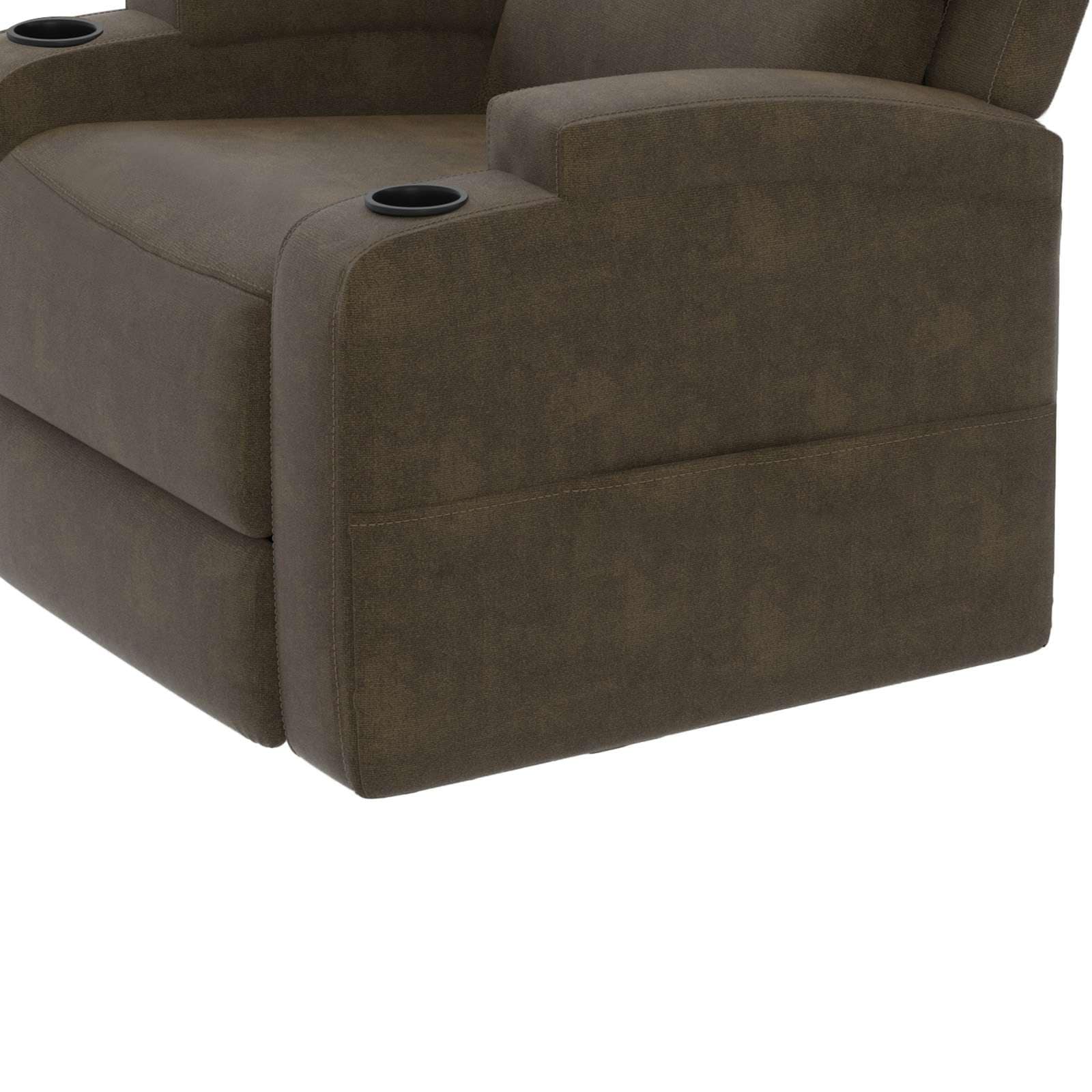 Home affaire Relaxsessel »Napori«, TV-Sessel, Kinosessel mit Relaxfunktion in 2 Sitzen, Getränkehalter