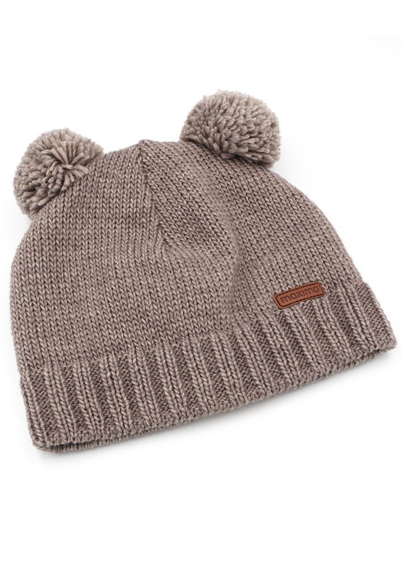 Thumbnail - MAXIMO Strickmütze aus softer Wollmischung mit zwei Pompons