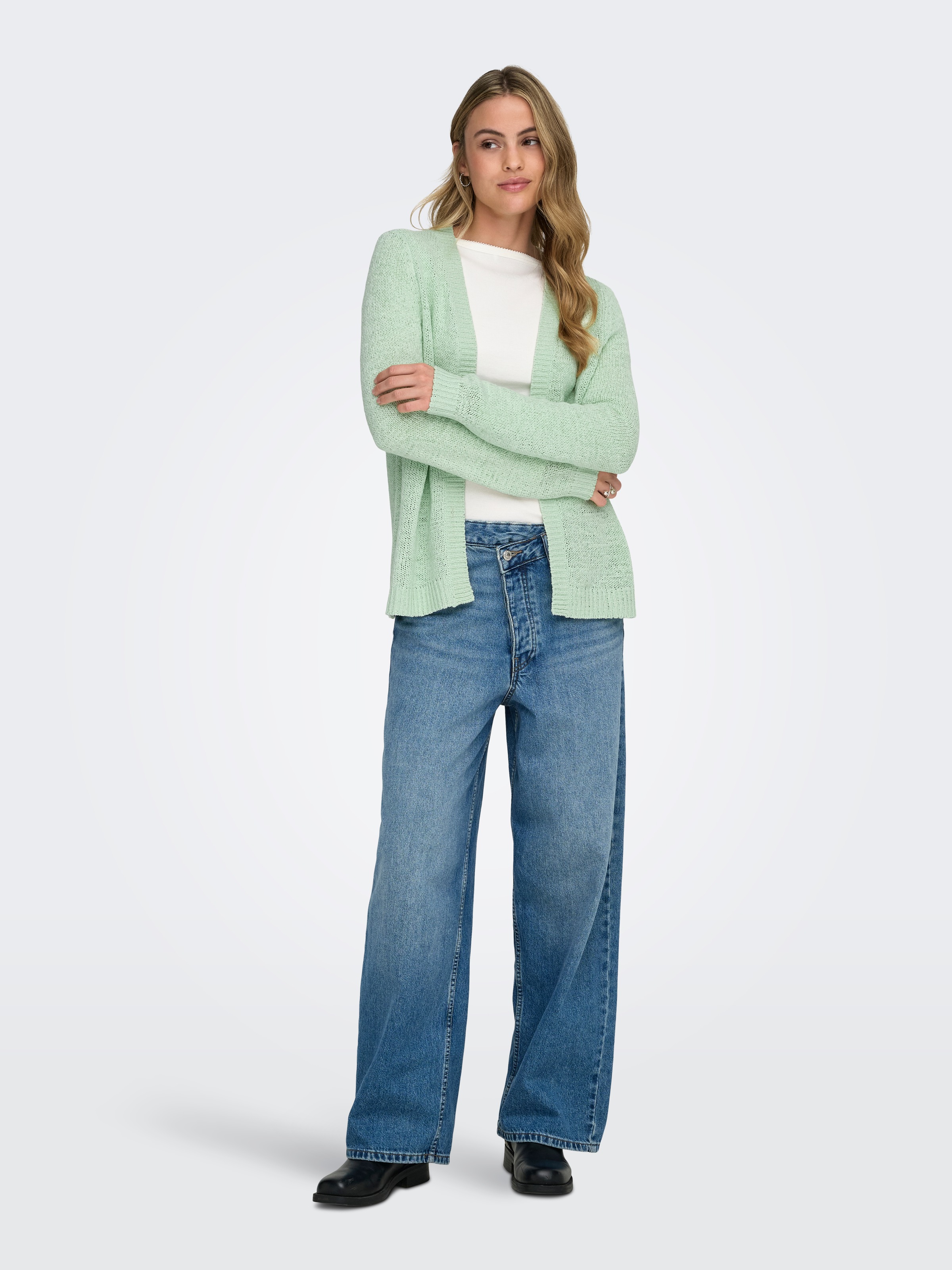 ONLY Strickjacke »ONLGEENA LS OPEN CARDIGAN KNT«