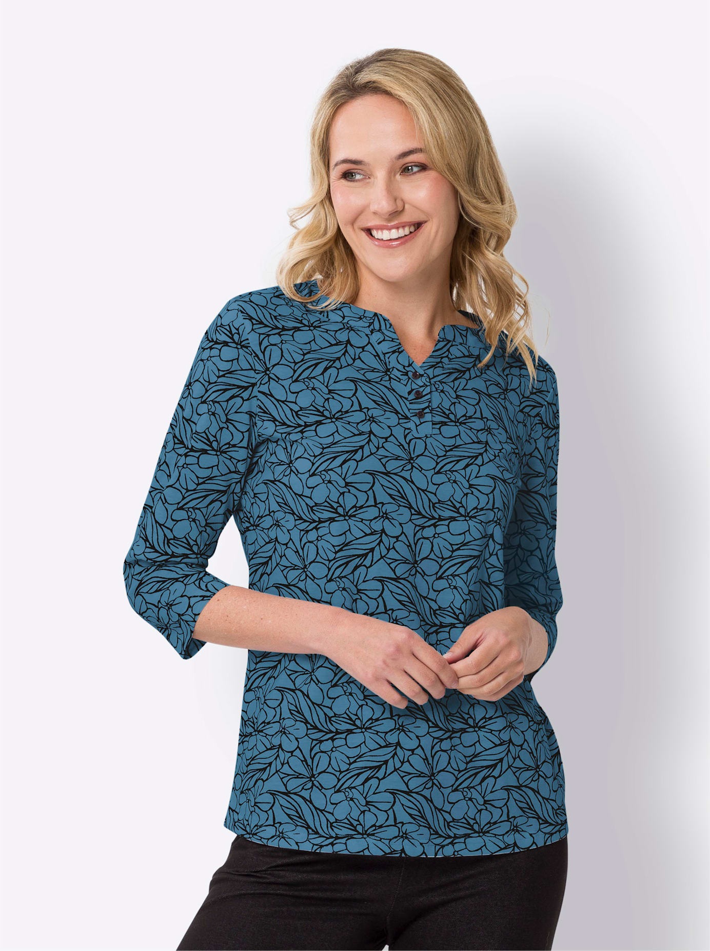 Classic Basics 3/4-Arm-Shirt "3/4-Arm-Shirt", (1 tlg.) günstig online kaufen