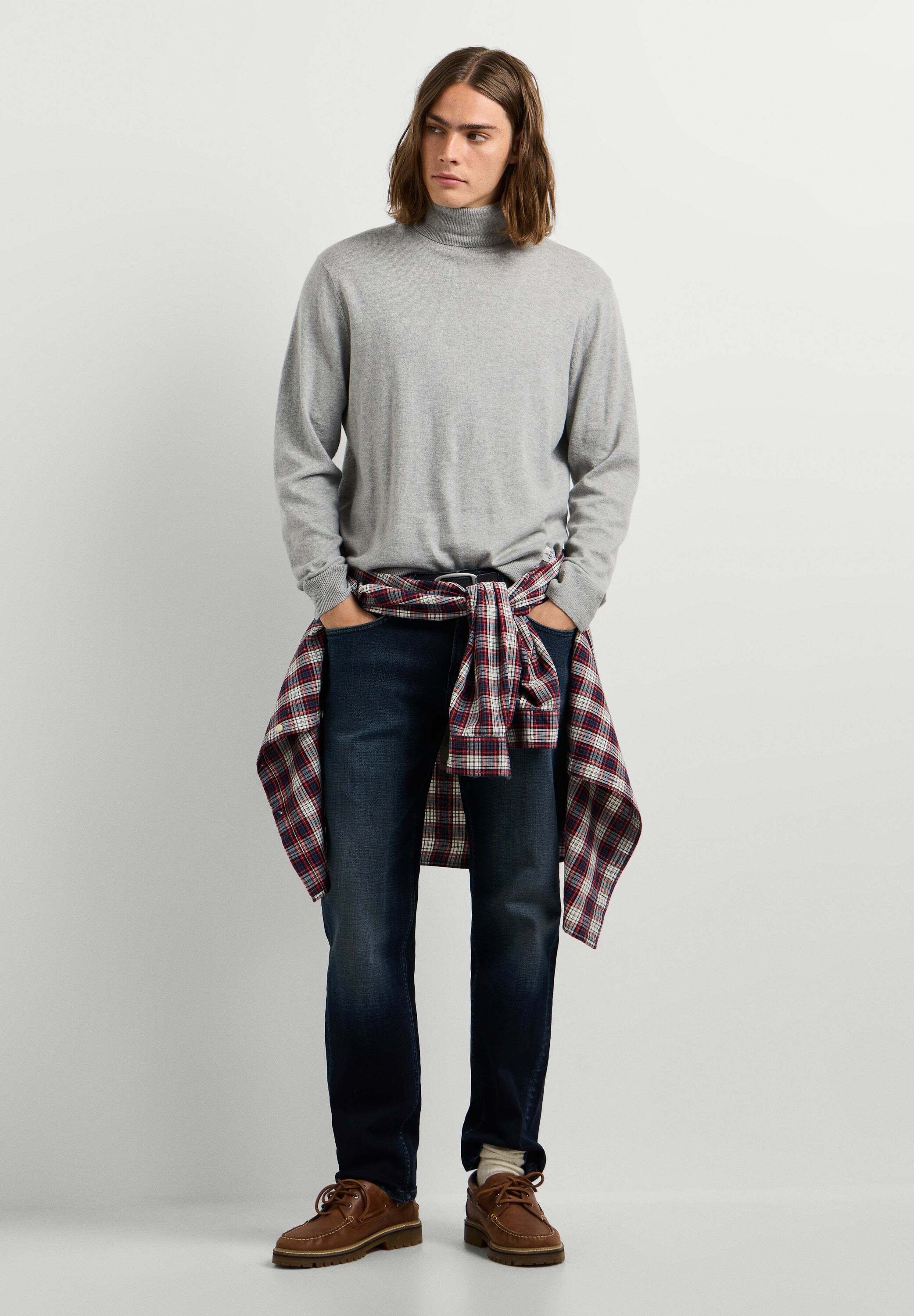 Pepe Jeans V-Ausschnitt-Pullover »jumper ANDRE TURTLE NECK«